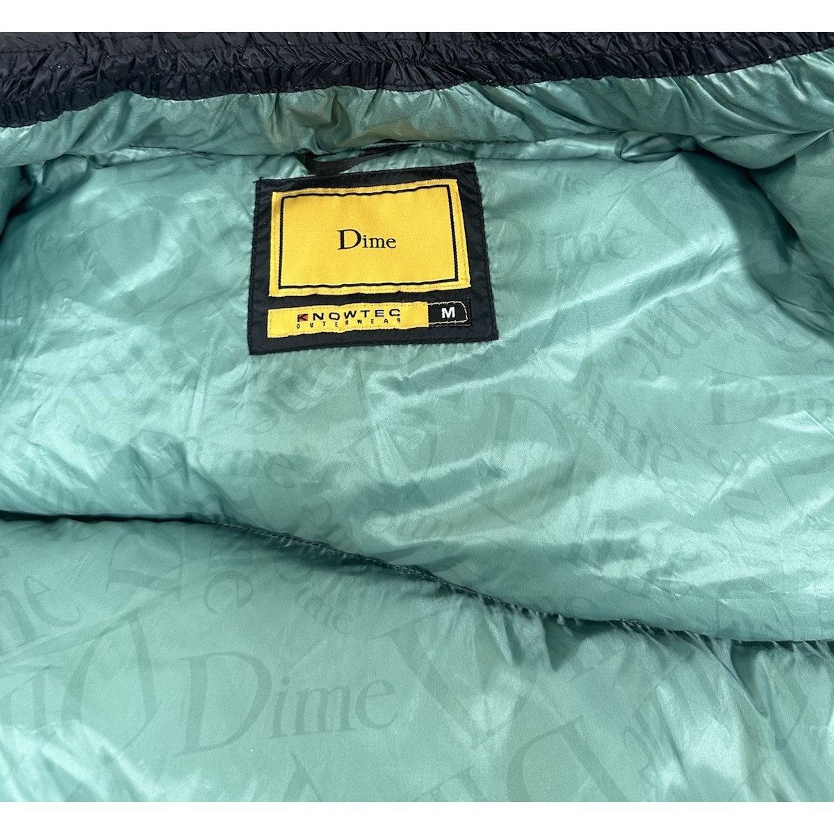 Dime Dime Wave Pattern Puffer Jacket Supreme Skateboarding Thrash Size US M / EU 48-50 / 2 - 8 Thumbnail