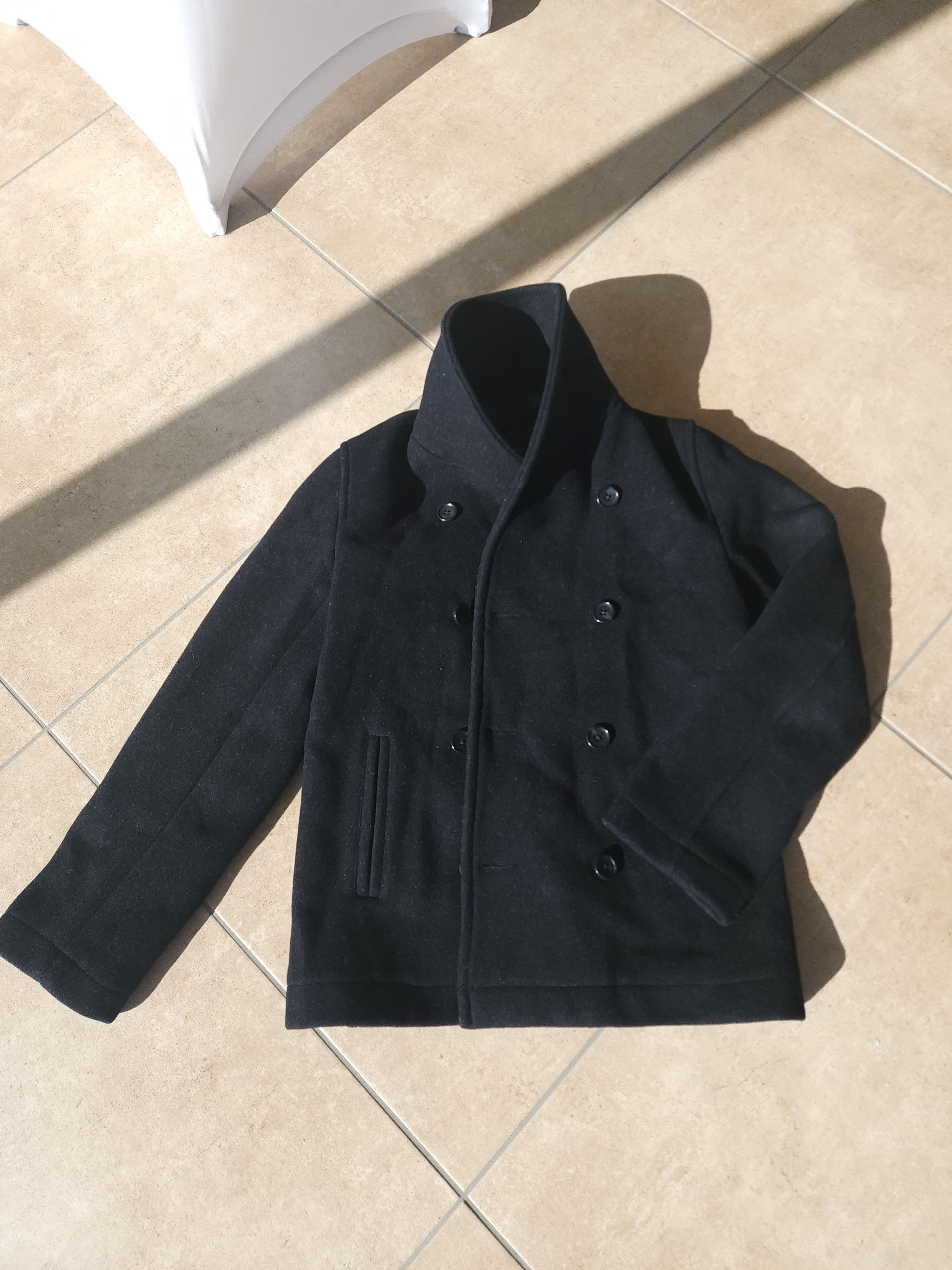 Beams Plus High-Quality Wool Coat by BEAMS – Double-Breasted, Size S/M Size US M / EU 48-50 / 2 - 4 Thumbnail