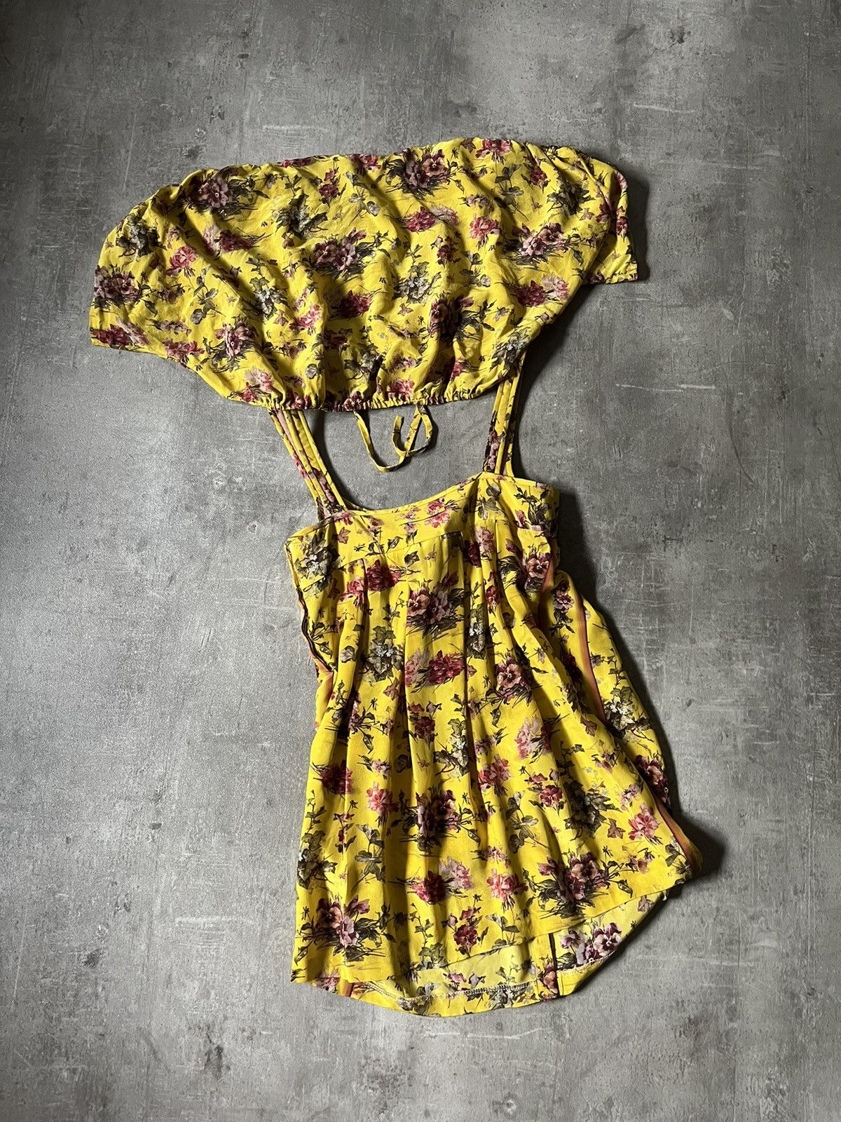 Jean Paul Gaultier Vinatge Jean Paul Gaultier 2 tops set yellow 90s rare Size S / US 4 / IT 40 - 4 Thumbnail