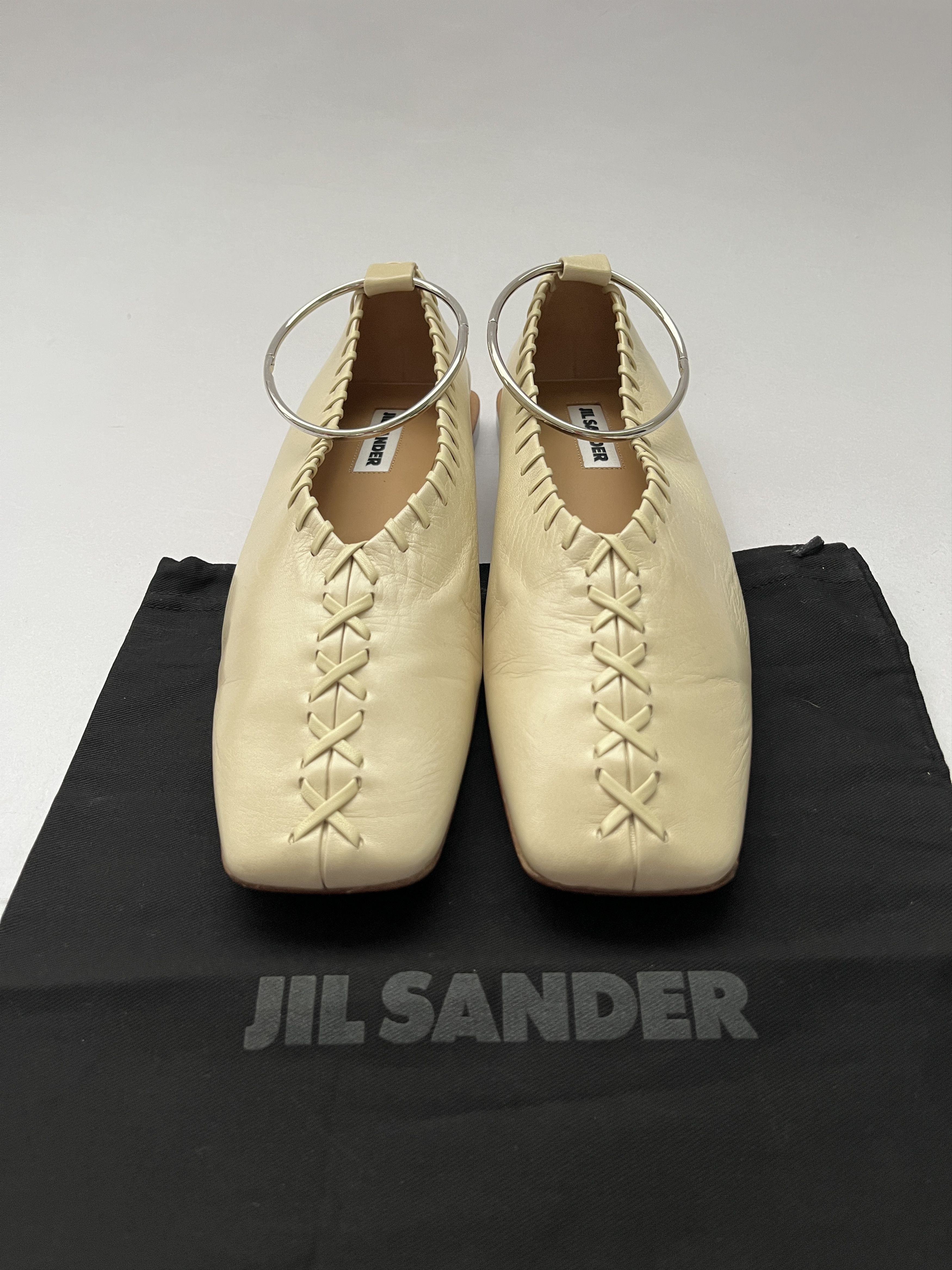 Jil Sander ⚡️QUICK SALE⚡️Jil Sander Ballerina Shoes with Ankle Bracelet Size US 10 / IT 40 - 2 Thumbnail
