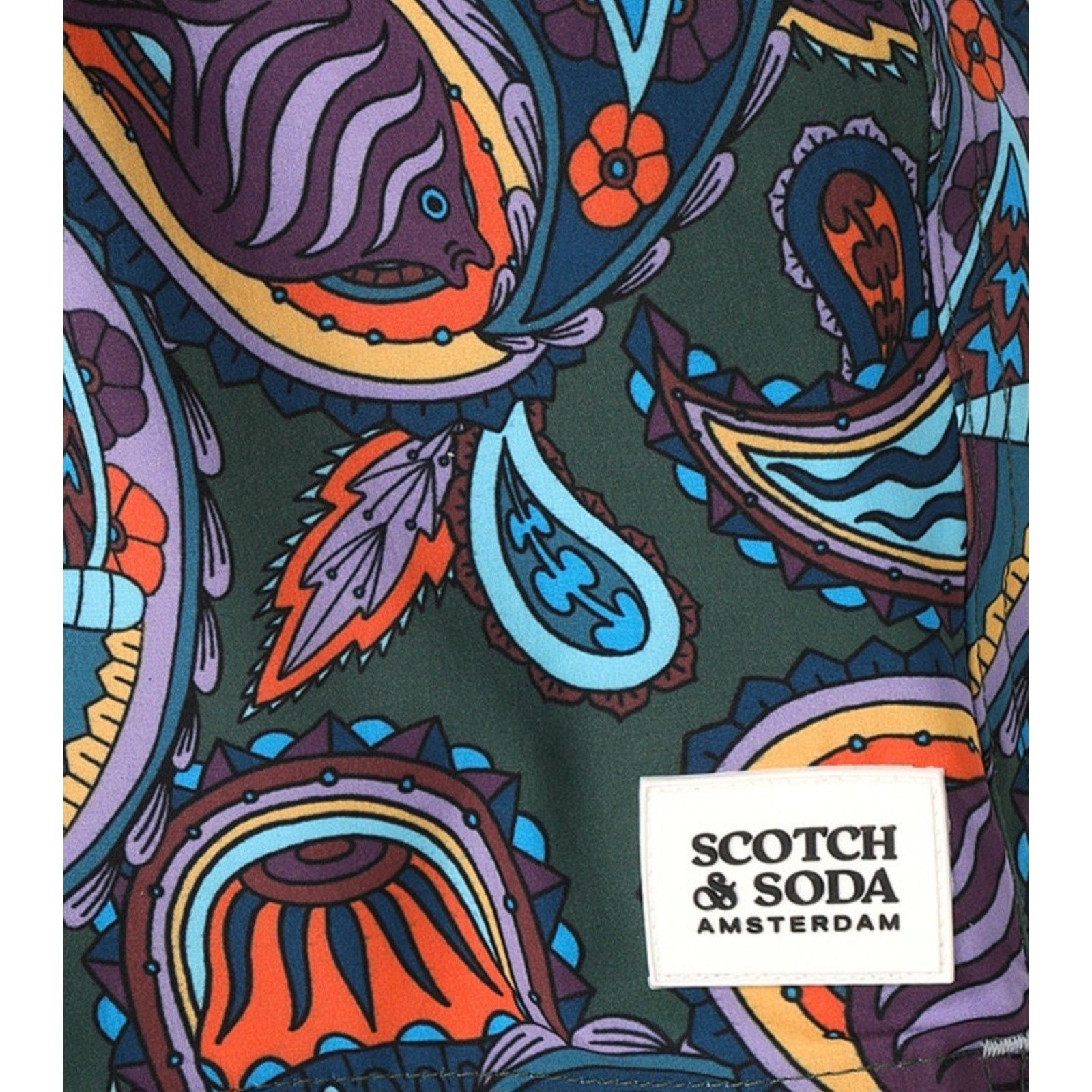 Scotch & Soda SCOTCH & SODA Swim Shorts SPrint Lined Drawstring Logo * Size US 32 / EU 48 - 5 Thumbnail