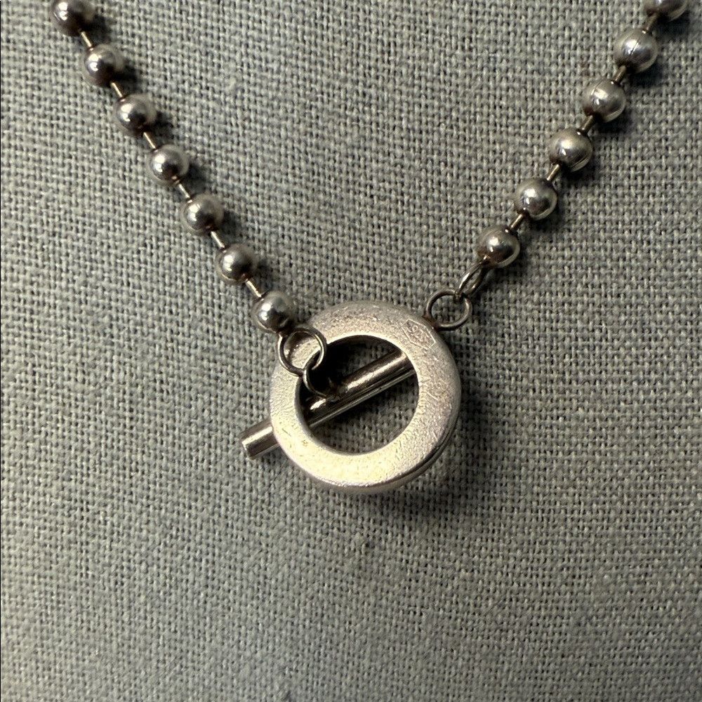 Gucci Gucci Sterling Silver Toggle Boule Necklace 17.5in Size ONE SIZE - 6 Thumbnail