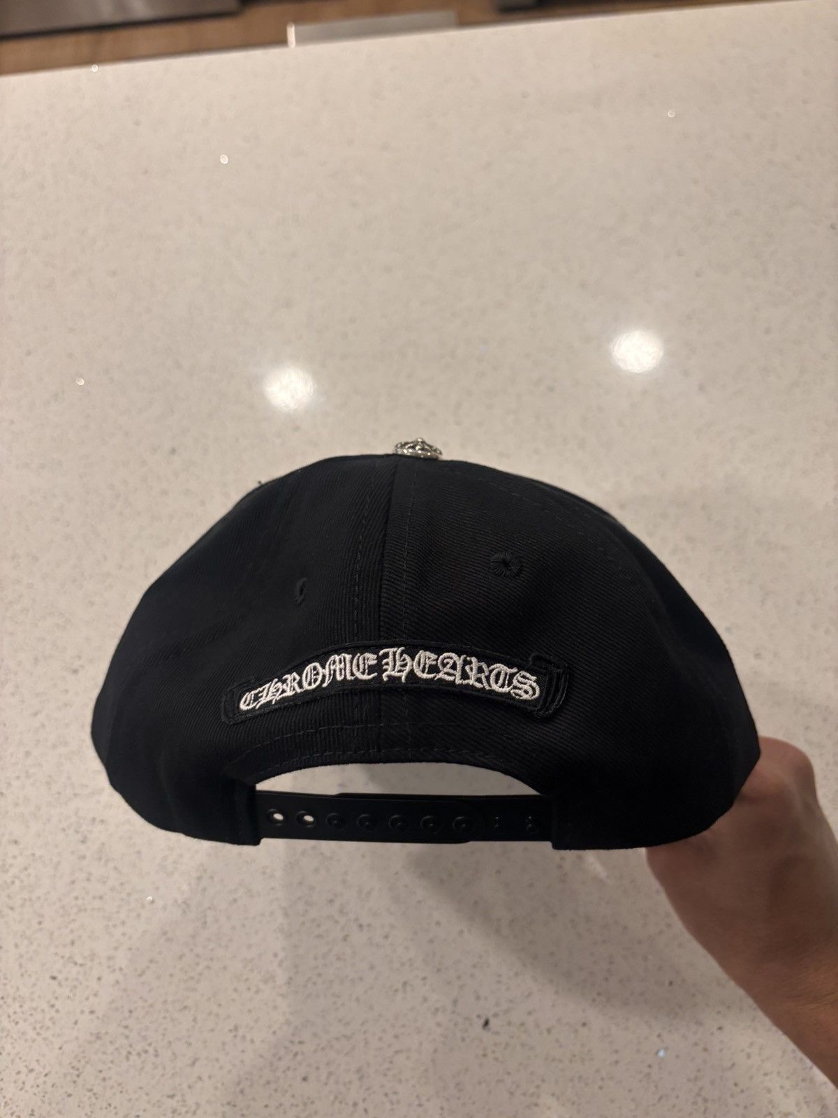 Chrome Hearts Chrome Hearts Vertical Logo Hat Size ONE SIZE - 4 Thumbnail