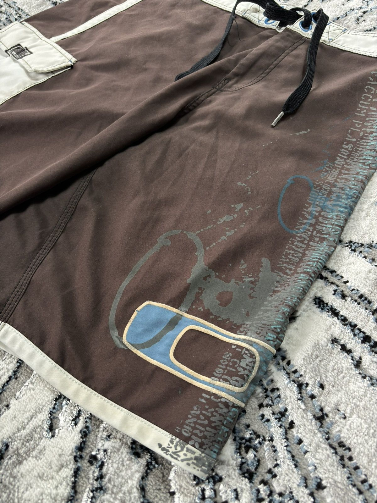 Oakley Oakley Vintage Swim Shorts Swimwear Surf Travis Brown Size US 32 / EU 48 - 3 Thumbnail