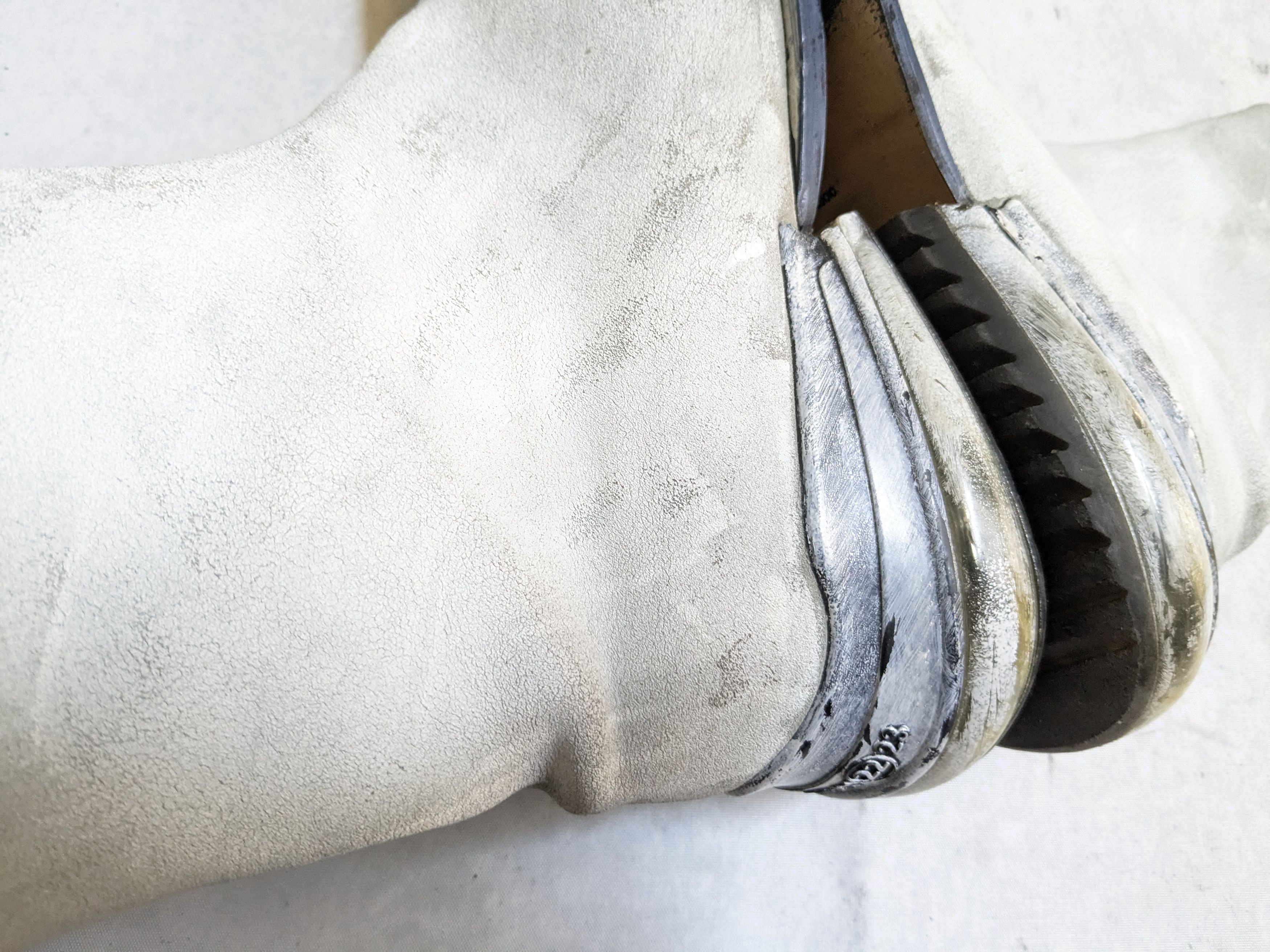 Maison Margiela Maison Margiela Tabi Boots White 11 44 Painted Leather Size US 11 / EU 44 - 5 Thumbnail