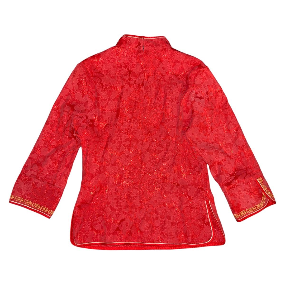 Japanese Brand × Vintage Y2K Kimono Asian Blouse Button Up Jacket chinese japan shirt Size M / US 6-8 / IT 42-44 - 6 Thumbnail