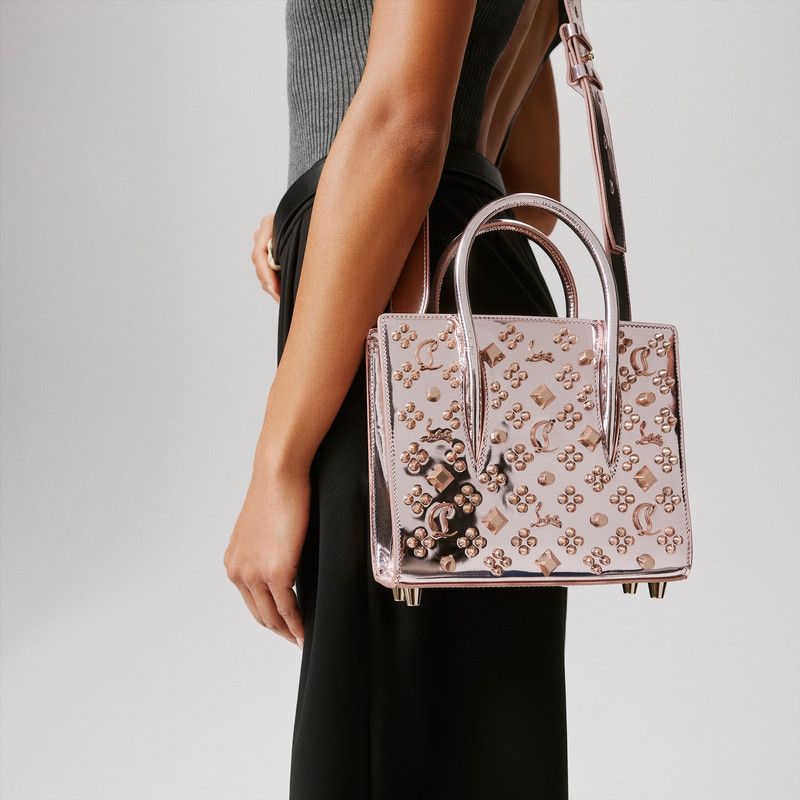 Christian Louboutin oc11z0126 Size: OS/Paloma Mini in Vintage Rose/Silver Size ONE SIZE - 5 Thumbnail