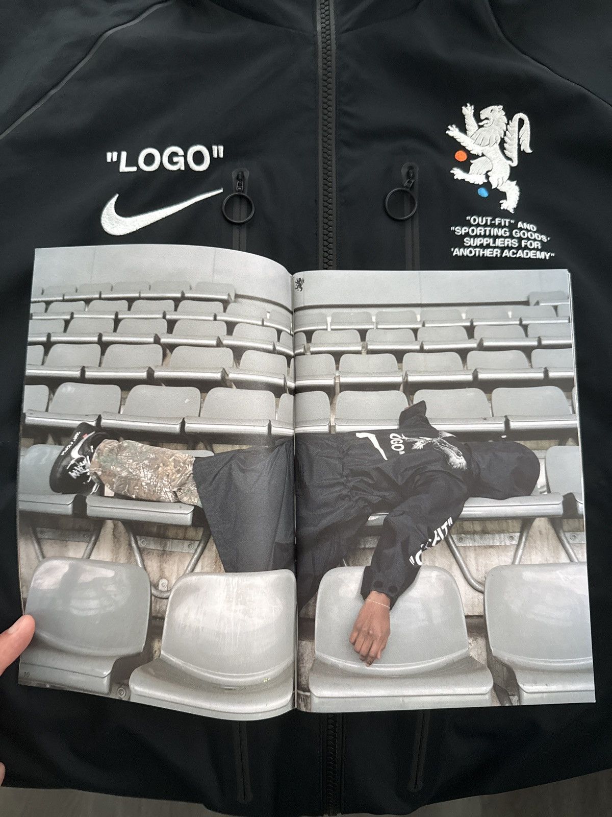 Nike × Off-White × Virgil Abloh Nike Lab Off White Mercurial NRG Track Jacket Size Medium Size US M / EU 48-50 / 2 - 19 Thumbnail