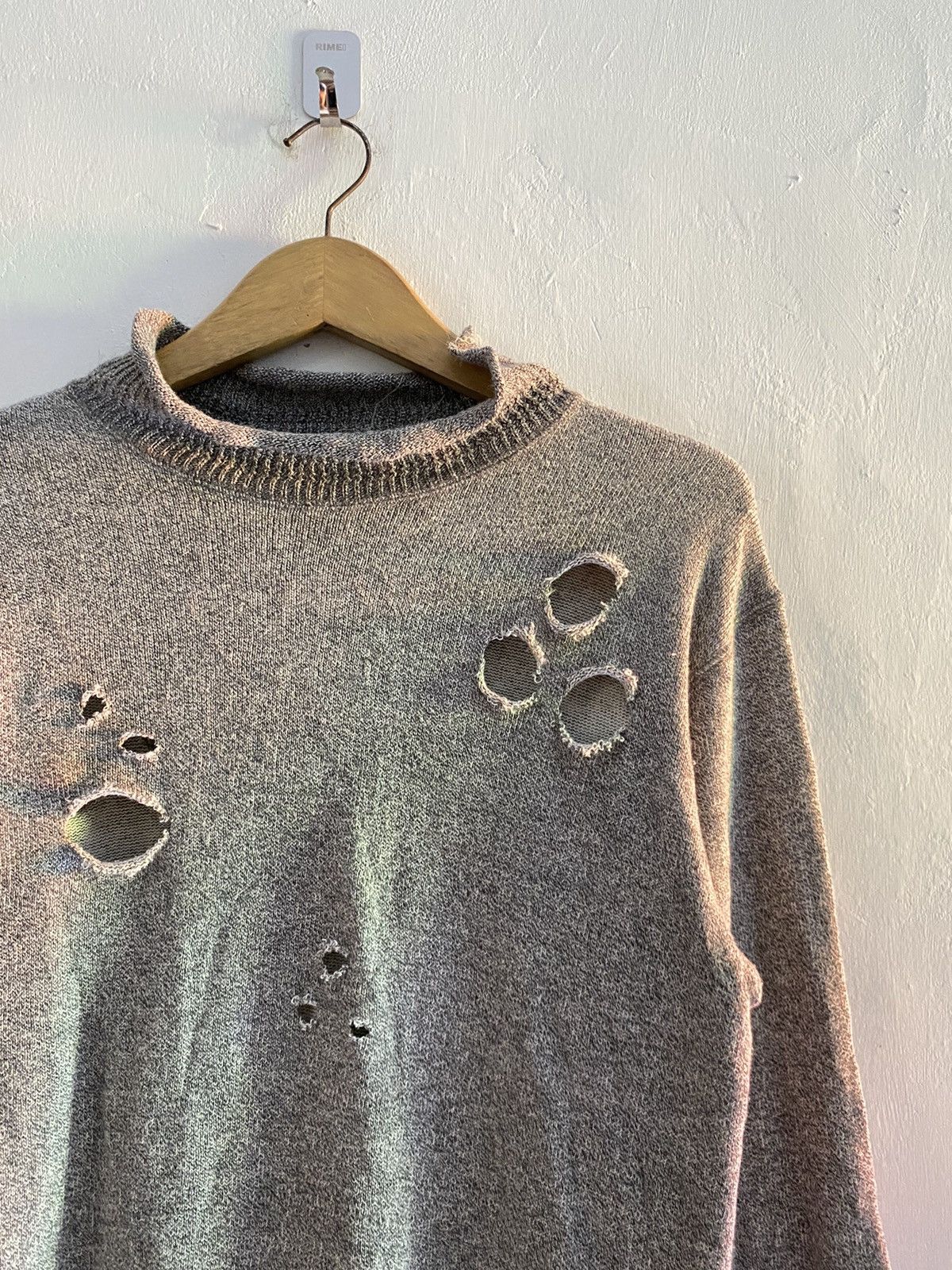45rpm 45rpm distressed knit sweatshirt Size US M / EU 48-50 / 2 - 3 Thumbnail