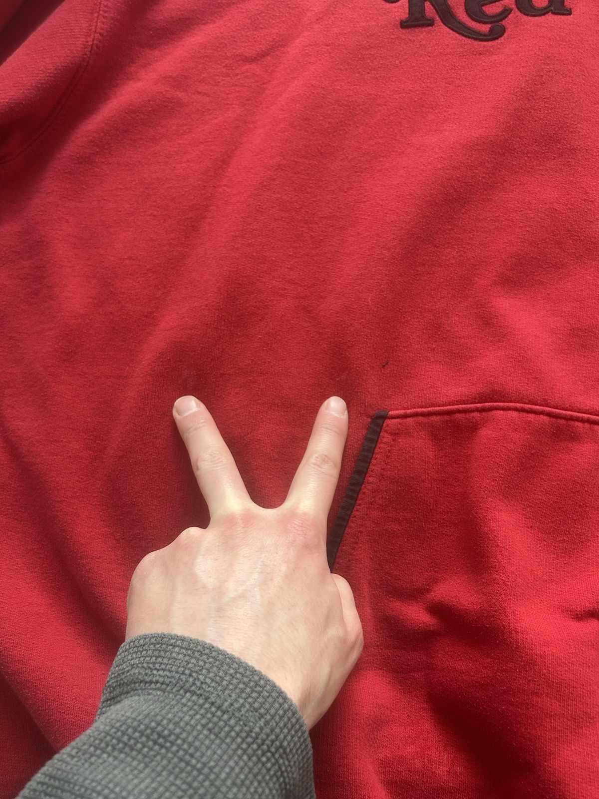 Lee × NHL × Vintage Vintage Y2K Detroit Red Wings Hoodie Embroidered Logo Baggy Size US XXL / EU 58 / 5 - 6 Thumbnail