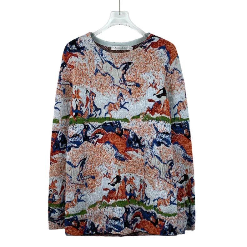 Dior Christian Dior Multicolor Long Sleeve Sweater - dmc Size US XXS / EU 40 - 1 Thumbnail