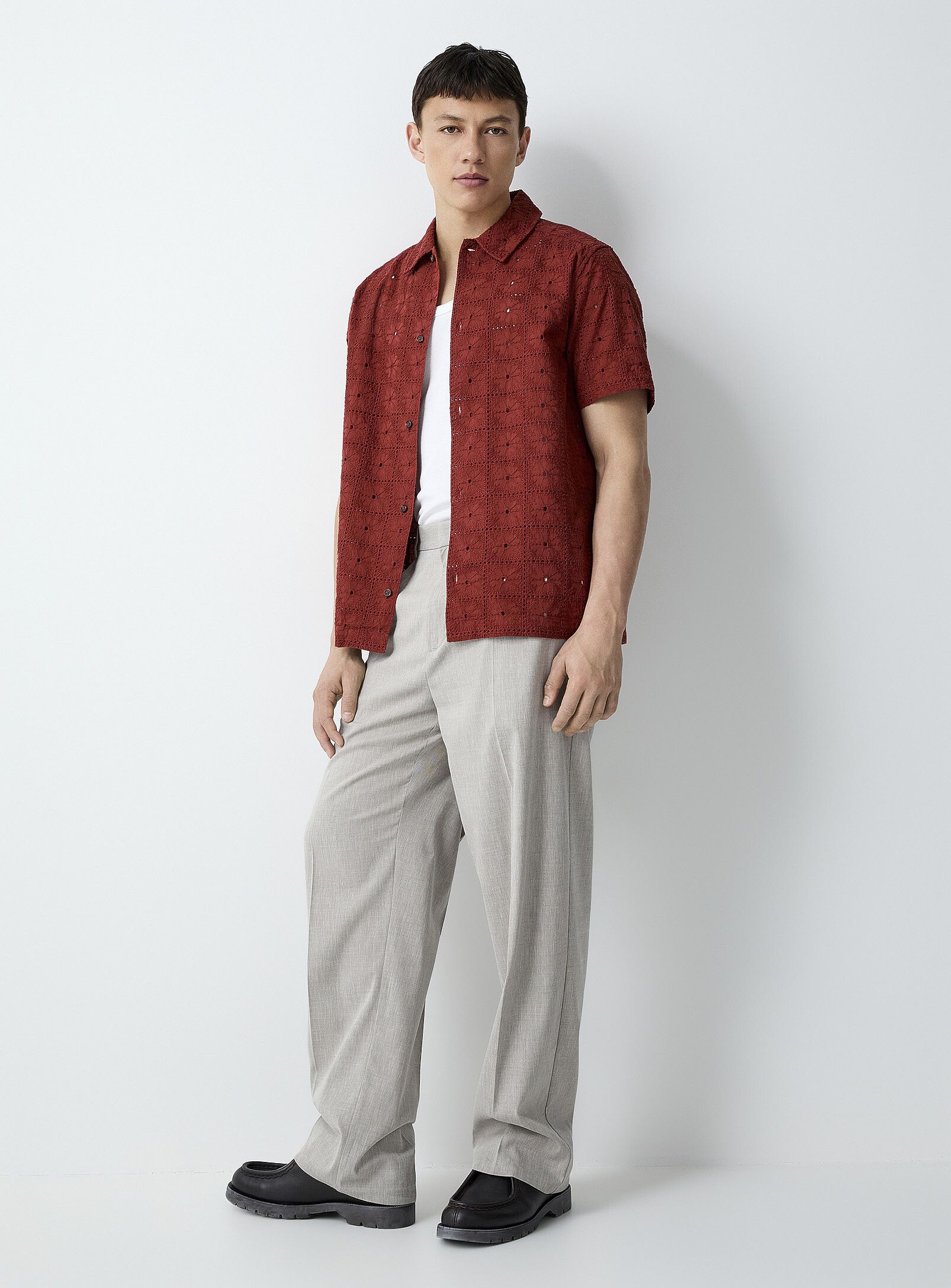 Les Deux BNWT SS25 LES DEUX HECTOR ANGLAISE SS SHIRT S Size US S / EU 44-46 / 1 - 15 Thumbnail