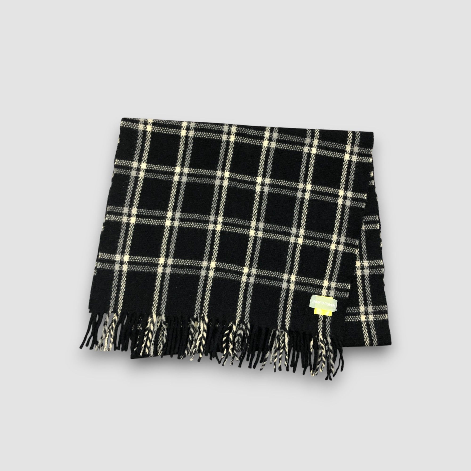 Enrico Coveri Vintage Enrico Coveri Scarf Muffler Wool Cashmere Scarves Size ONE SIZE - 3 Thumbnail