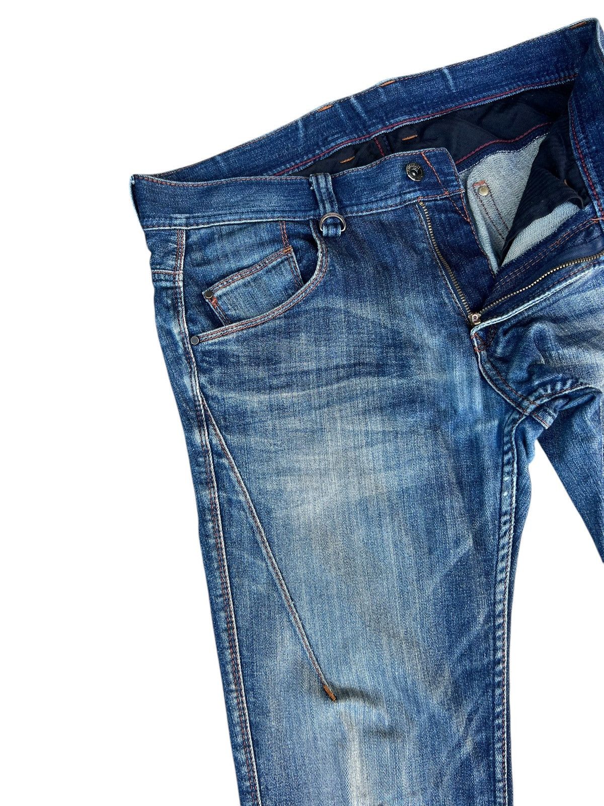 Nicole Club Distressed Mud Stretch Denim Nicole Hideaways Bootcut Jeans Size US 31 - 8 Thumbnail