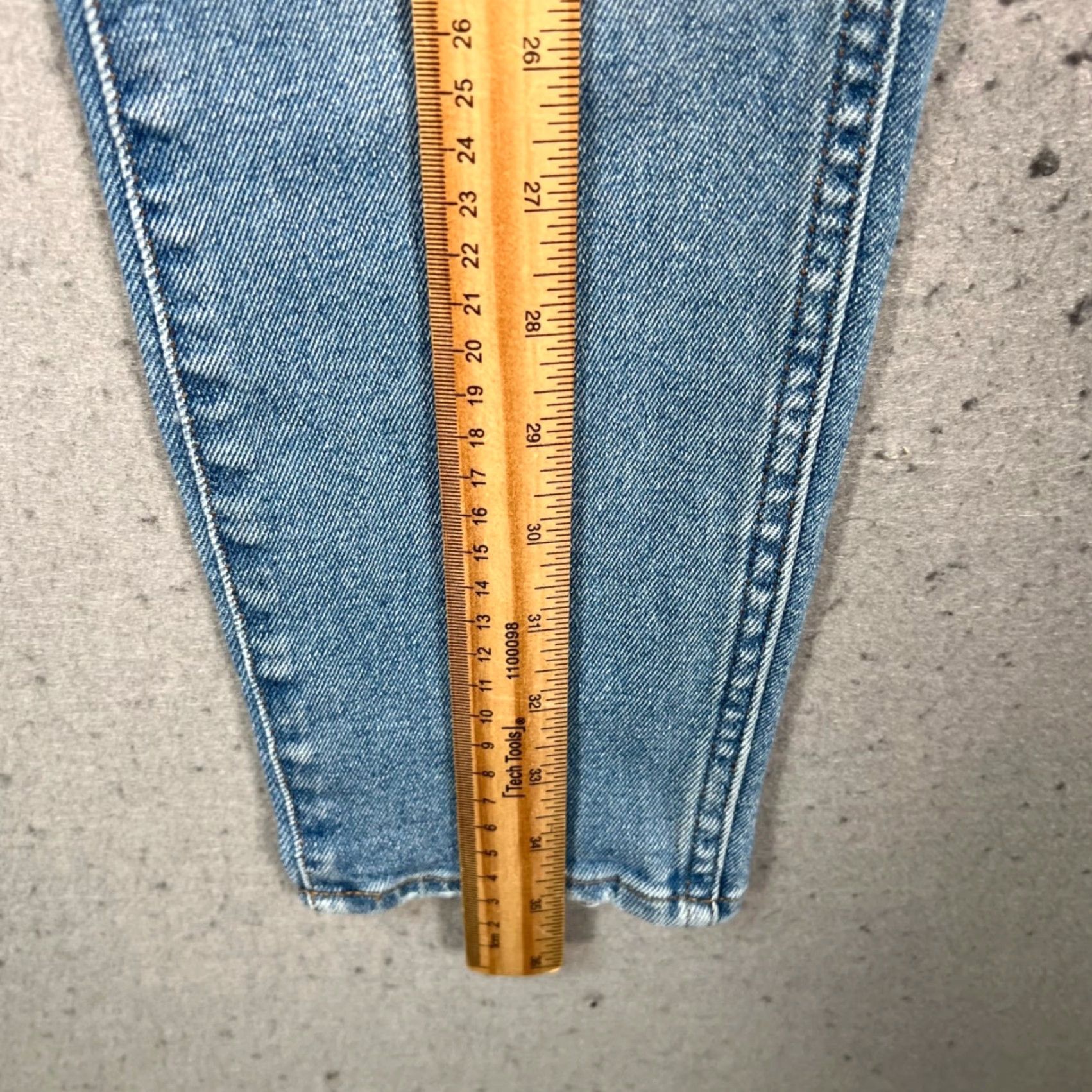 Madewell Madewell Jeans Skinny Crop High-Rise Light Wash Denim 27 Womens Adult Medium Blue Size 27" / US 4 / IT 40 - 7 Thumbnail