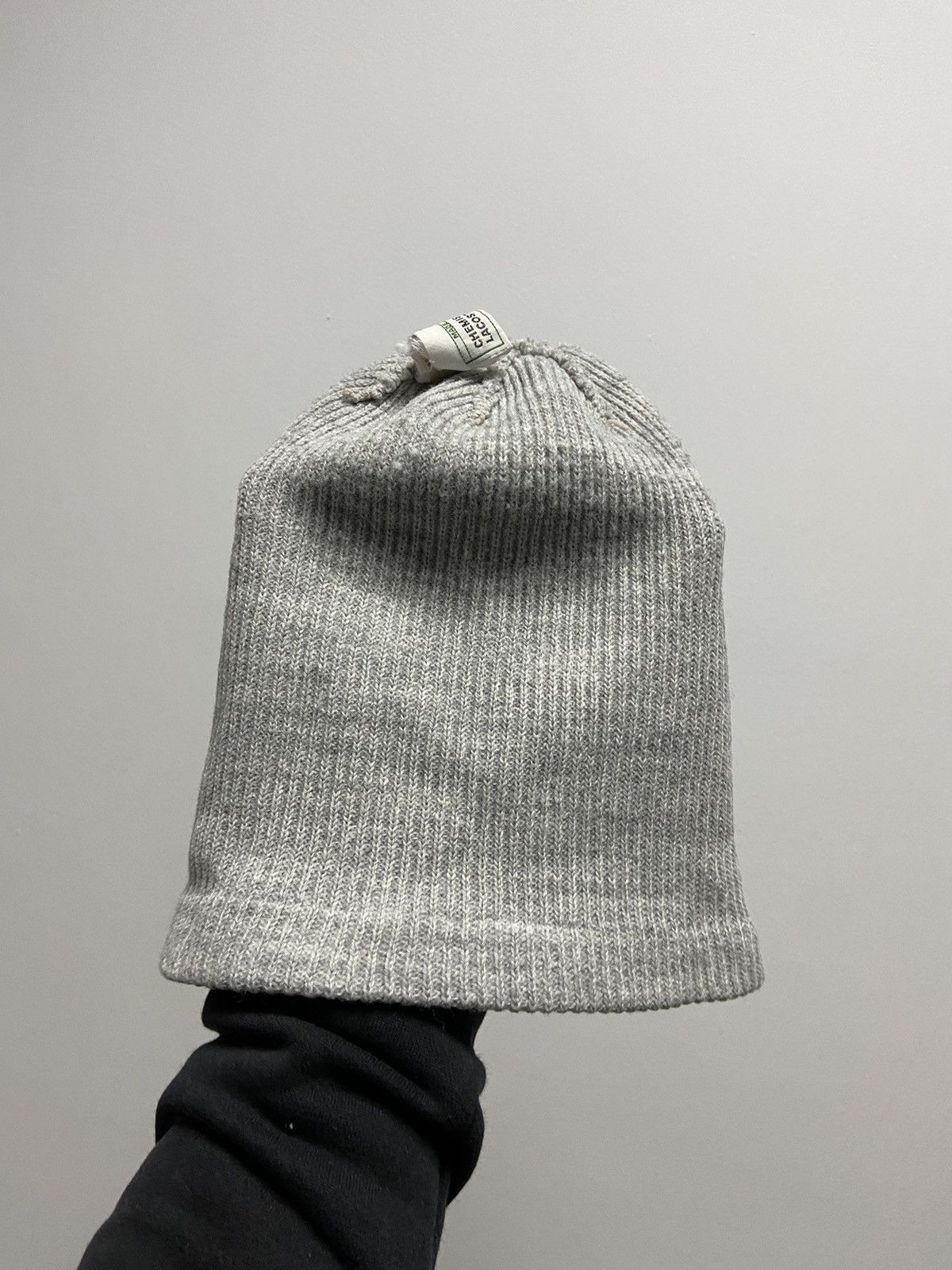Lacoste × Vintage Lacoste chemise Hat Vintage Logo crocodile beanie Size ONE SIZE - 4 Thumbnail
