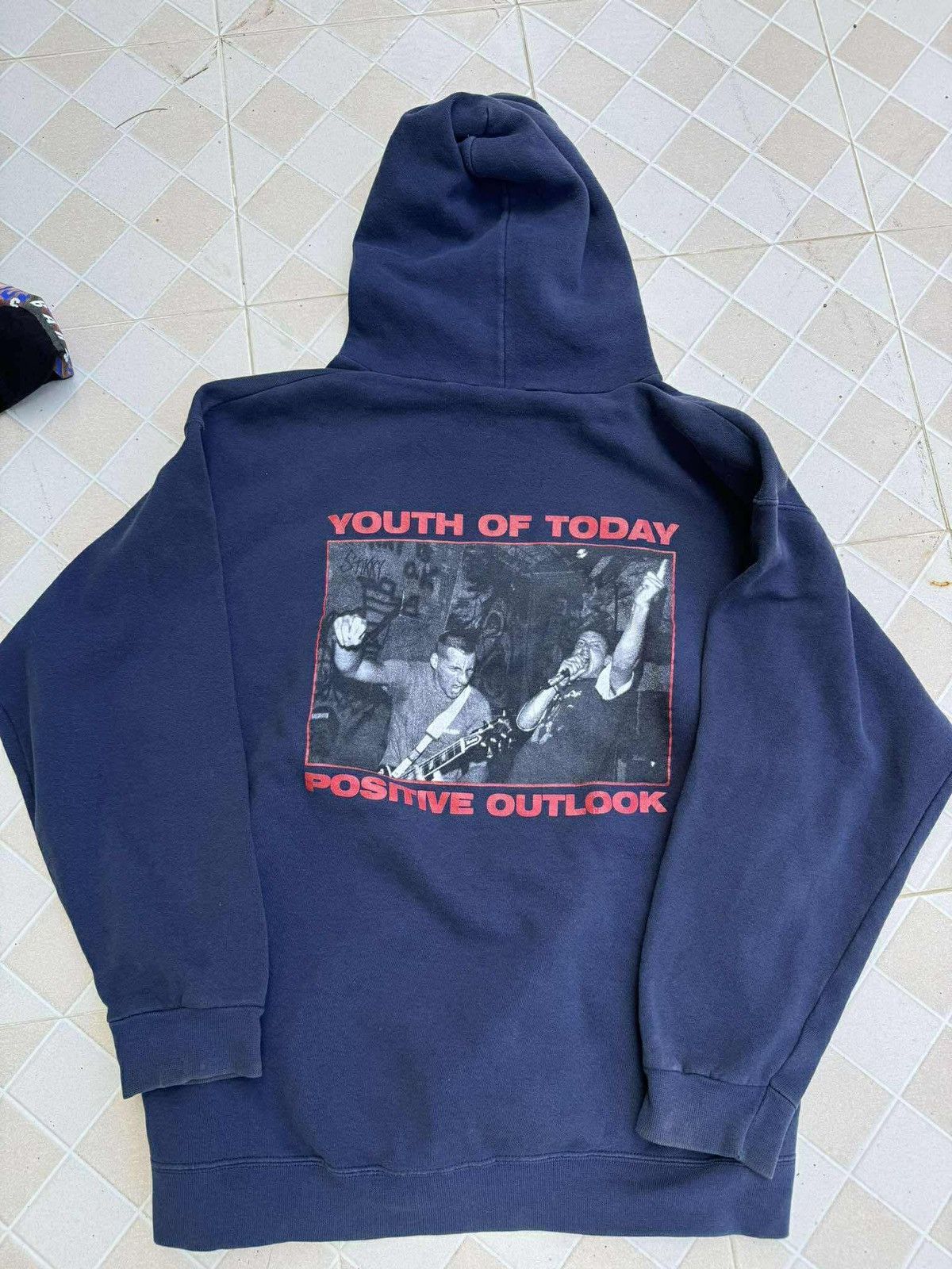 Band Tees 90’s Youth Of Today Positive Outlook Hoodied Size US XL / EU 56 / 4 - 2 Thumbnail