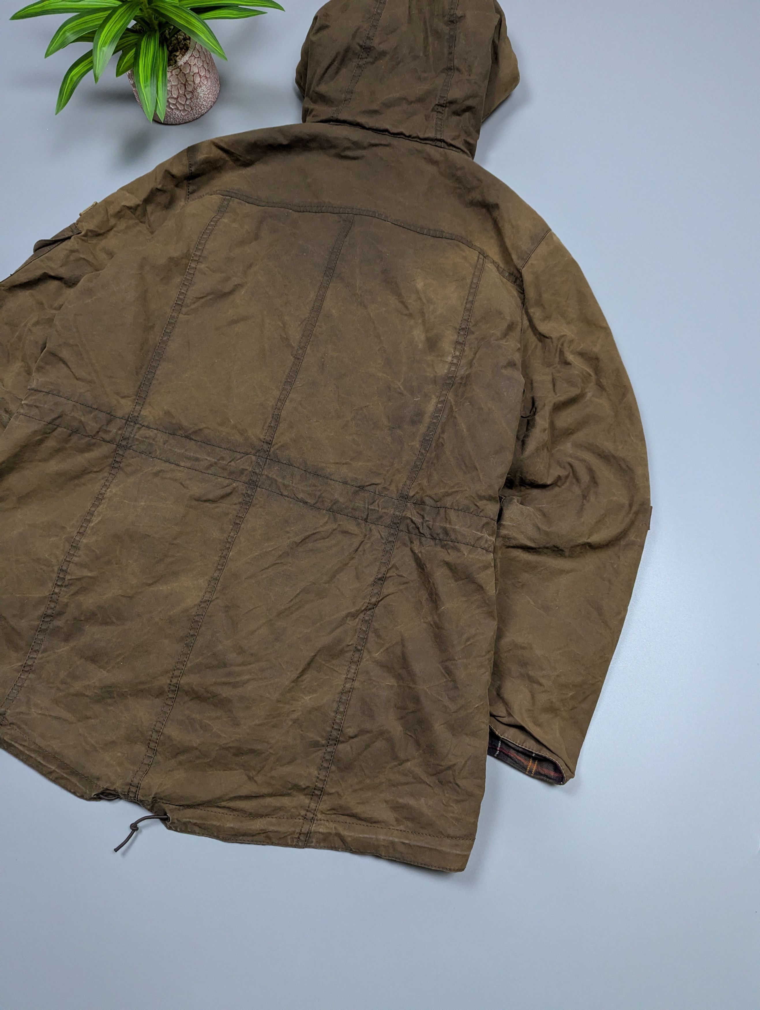 Barbour Barbour Vintage Winter Force Waxed Parka Jacket Olive US12 Size XL / US 12-14 / IT 48-50 - 18 Thumbnail