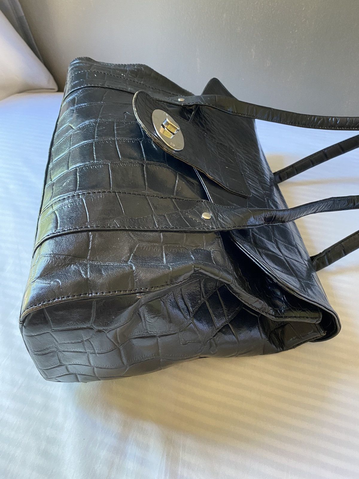 Designer × Vintage The monte Black handbag Size ONE SIZE - 5 Thumbnail