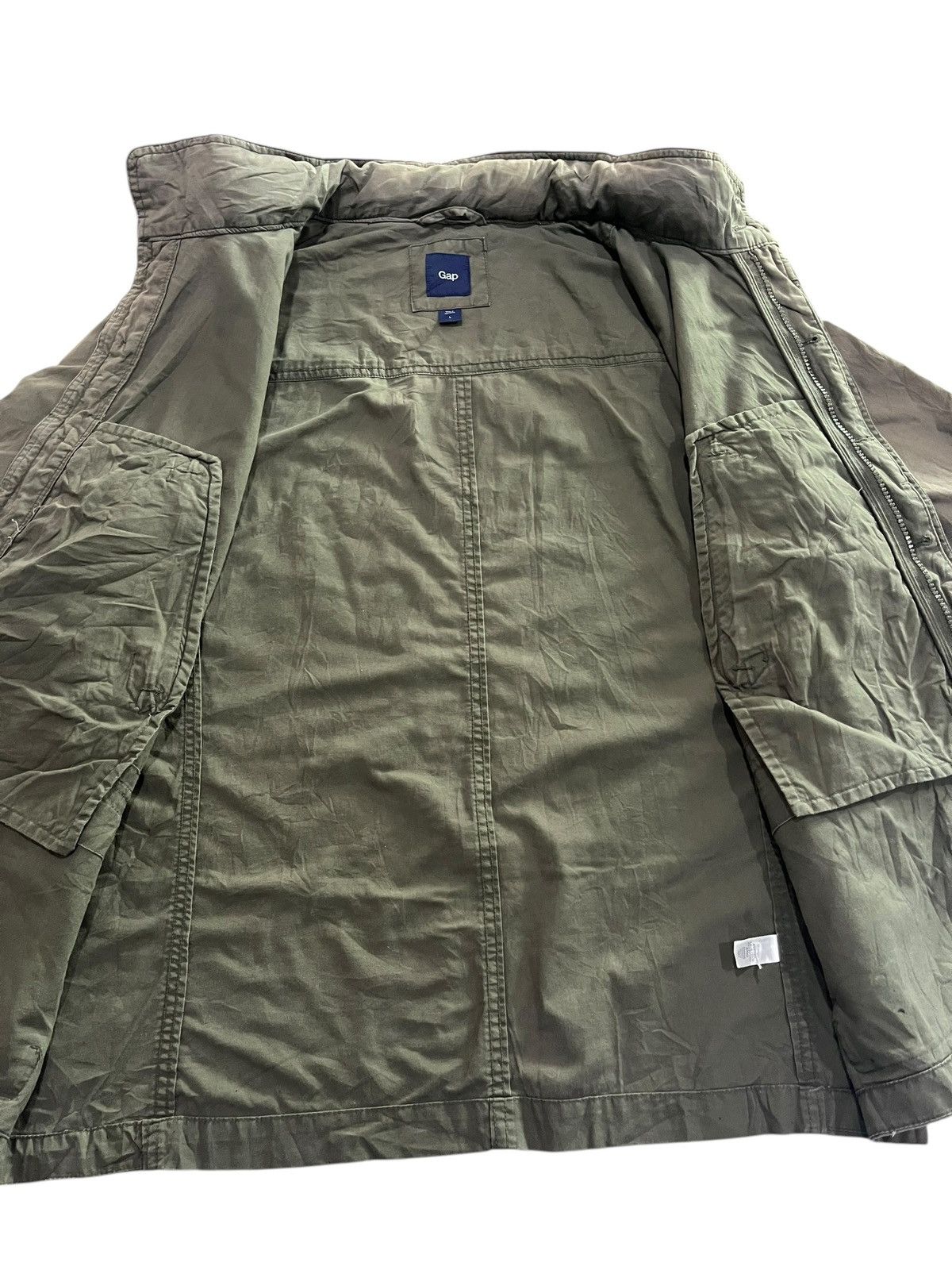 Gap × Vintage Vintage GAP Utility Sunfaded Jacket Hoodie Size US L / EU 52-54 / 3 - 8 Thumbnail