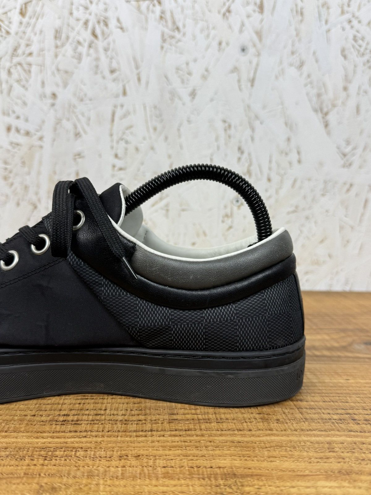 Louis Vuitton Louis Vuitton Nylon/Damier Graphite Sprinter Low Top Sneaker Size US 7.5 / EU 40-41 - 11 Thumbnail