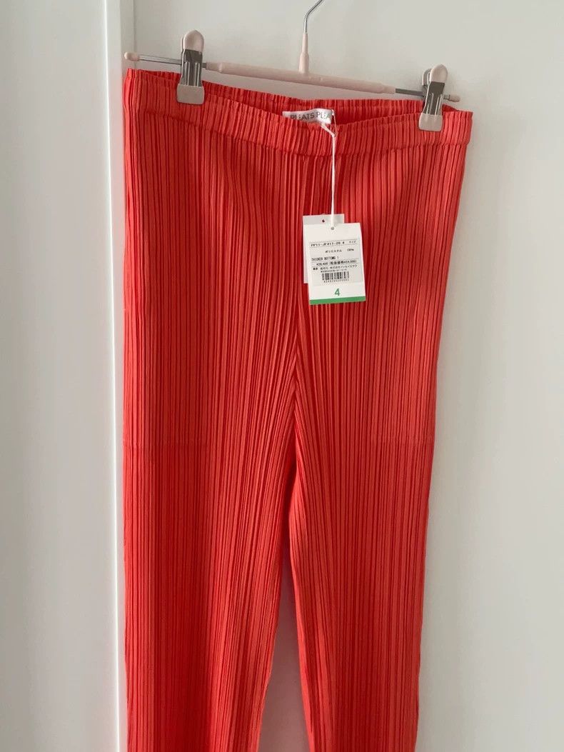 Issey Miyake Issey Miyake size:4 Orange pleated pants Size 30" / US 8 / IT 44 - 4 Thumbnail