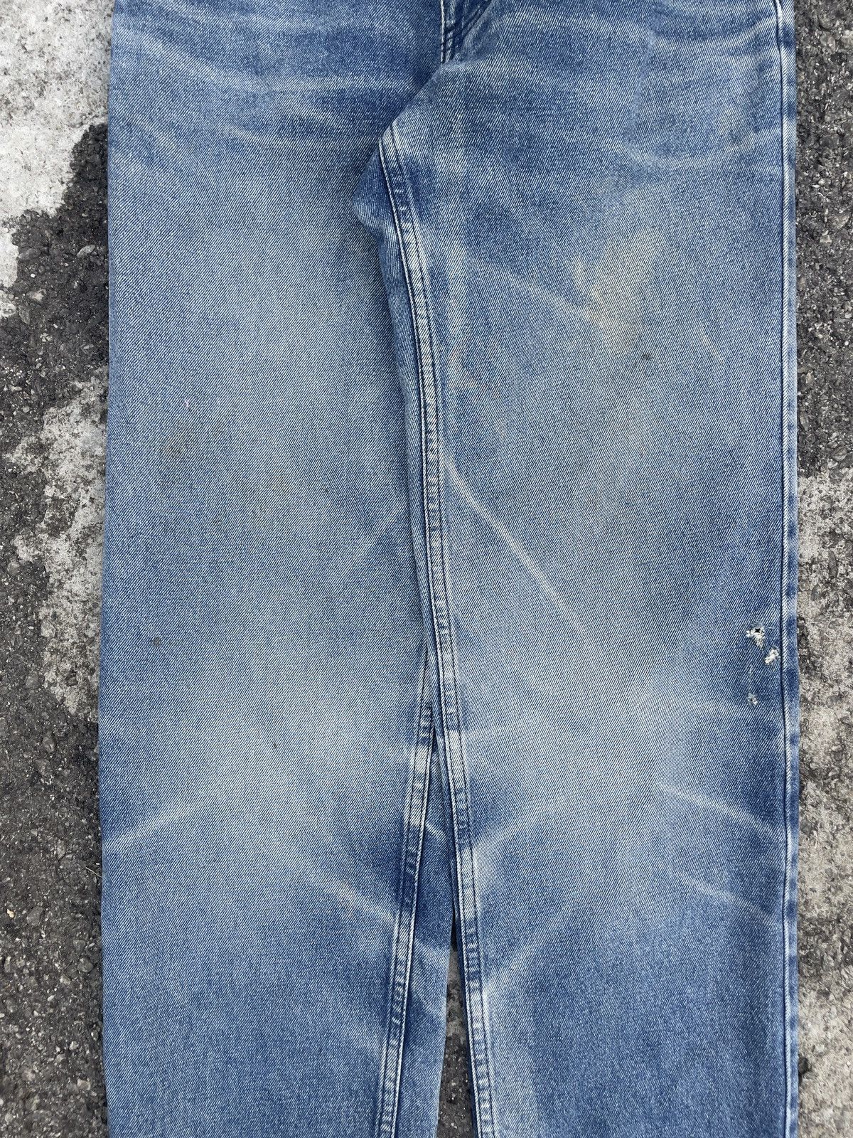 Yves Saint Laurent Vintage Saint Laurent Jeans Mud Wash Whiskering Distressed Size US 29 - 3 Thumbnail