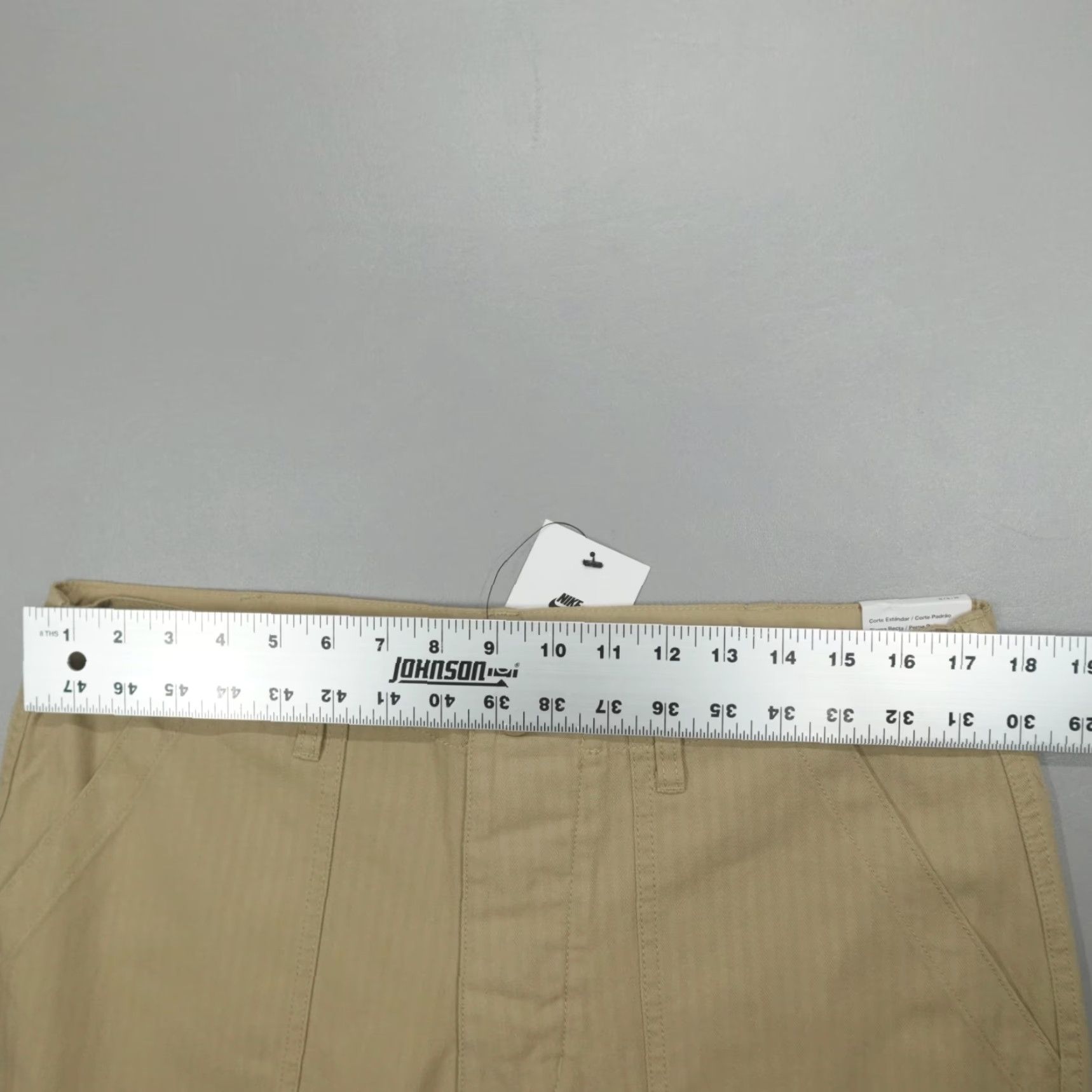 Nike Nike Life Fatigue Pants Straight Leg Mens 34 Beige Cotton 100% Khakis Casual Workwear Pockets Flat Front Military Vintage No 34 Mens Size US 34 / EU 50 - 4 Thumbnail