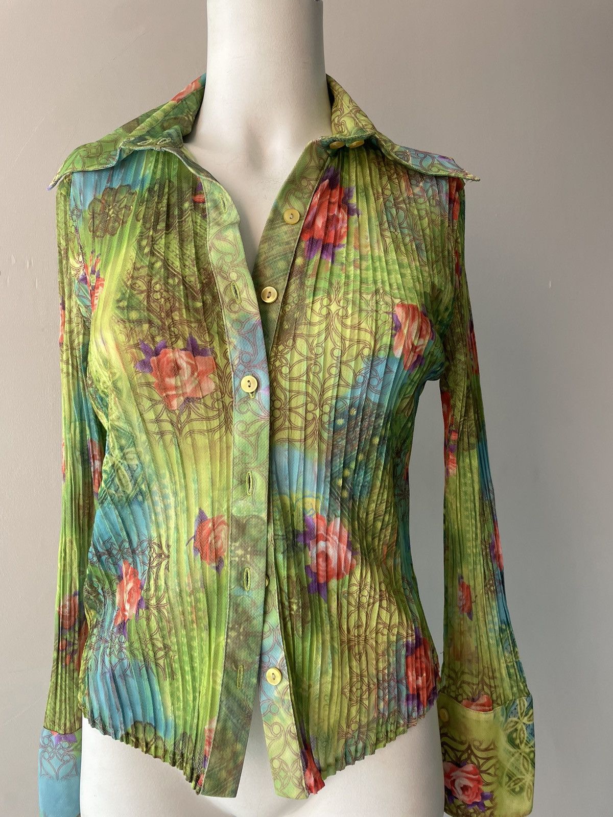 Vintage Italian shirt Size M / US 6-8 / IT 42-44 - 6 Thumbnail