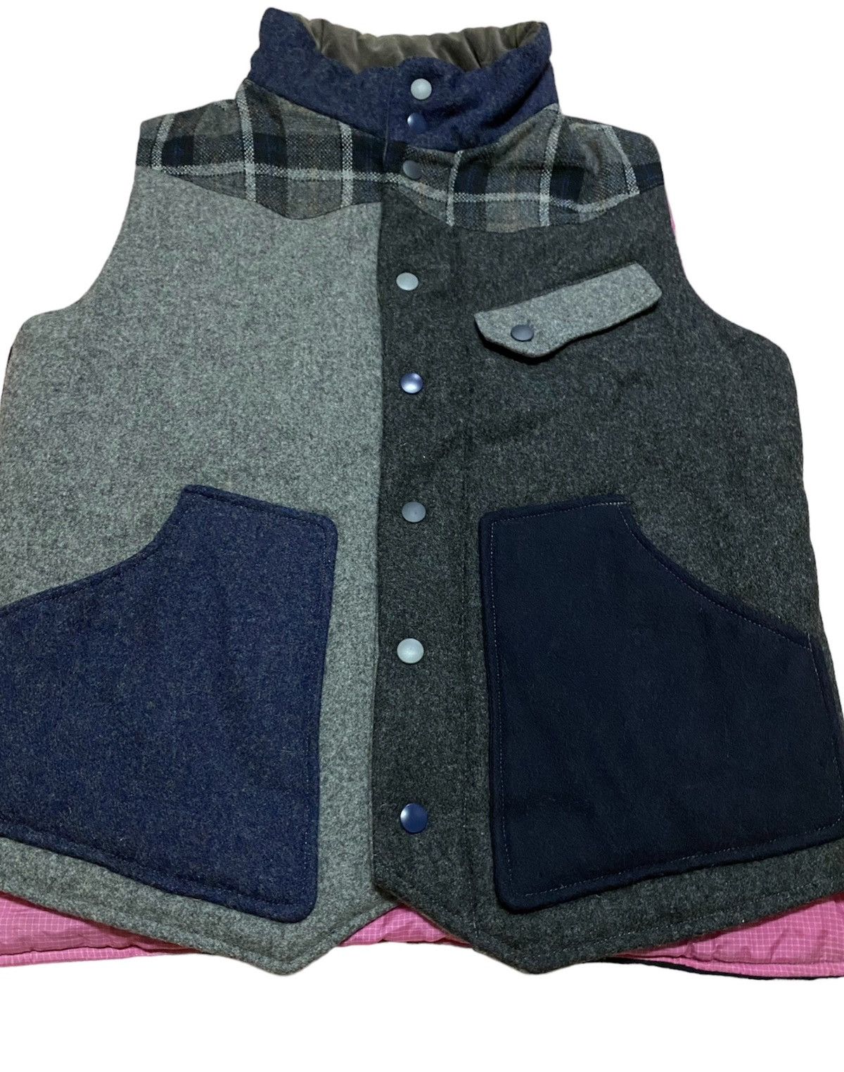 Japanese Brand AW09 Trilby Japan multicolor wool puffer made in Japan Size US M / EU 48-50 / 2 - 3 Thumbnail