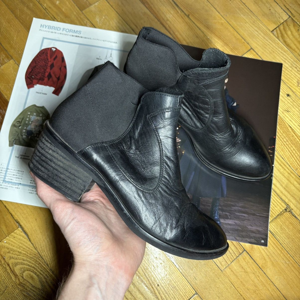 Buffalo London Buffalo London Boots Vintage Leather Avant Garde 38 EU Y2k Size US 8 / IT 38 - 3 Thumbnail