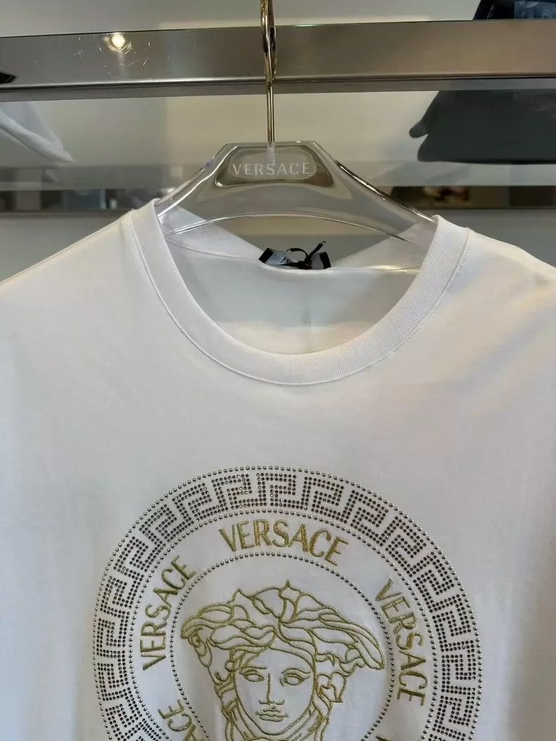 Versace Versace Men's Medusa logo hot diamond short sleeves Size US S / EU 44-46 / 1 - 2 Thumbnail