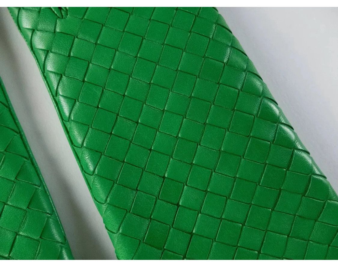Bottega Veneta BOTTEGA VENETA green intrecciato leather gloves Size 8 Size ONE SIZE - 2 Thumbnail