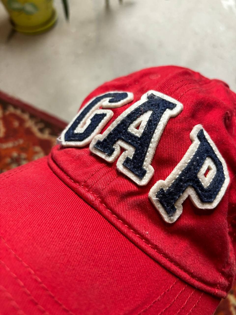 Gap × Vintage Vintage Y2K Gap Yeezy Style Embroidered Big Logo Cap Size ONE SIZE - 2 Thumbnail