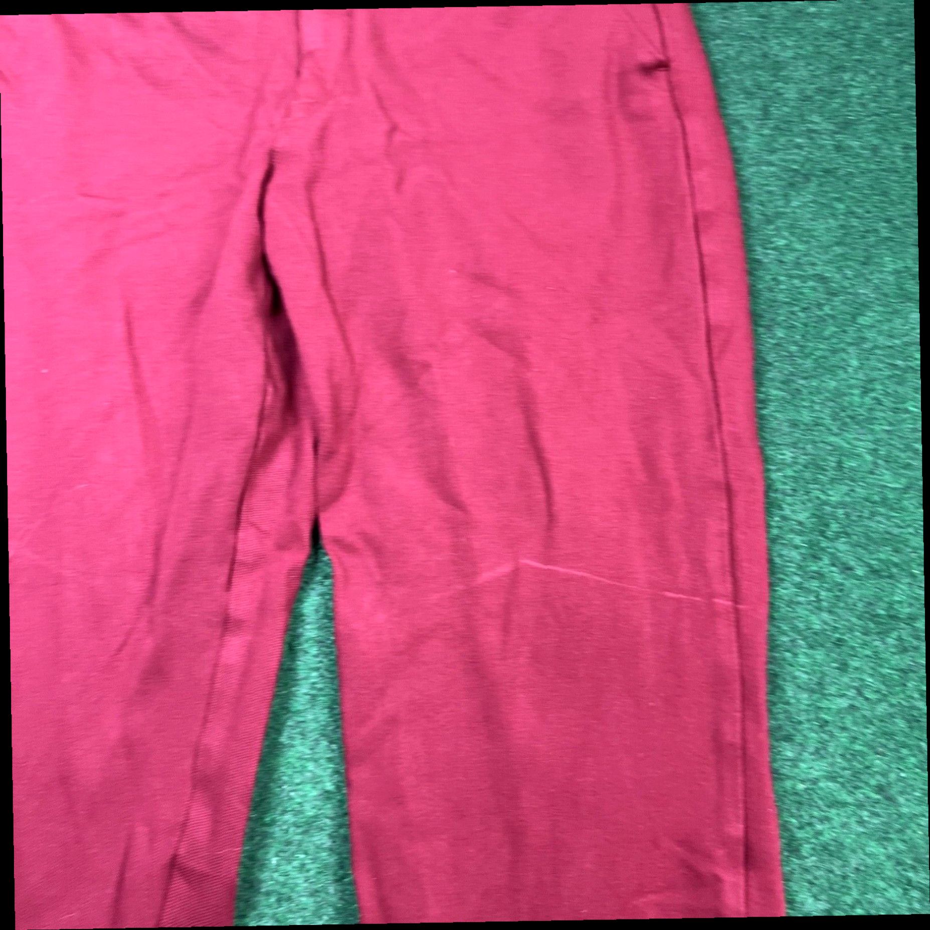 Vintage CABI Cropped Wide-Leg Pants Burnt Brick Red Size 12 32x24 Size 34" / US 12 / IT 48 - 2 Thumbnail