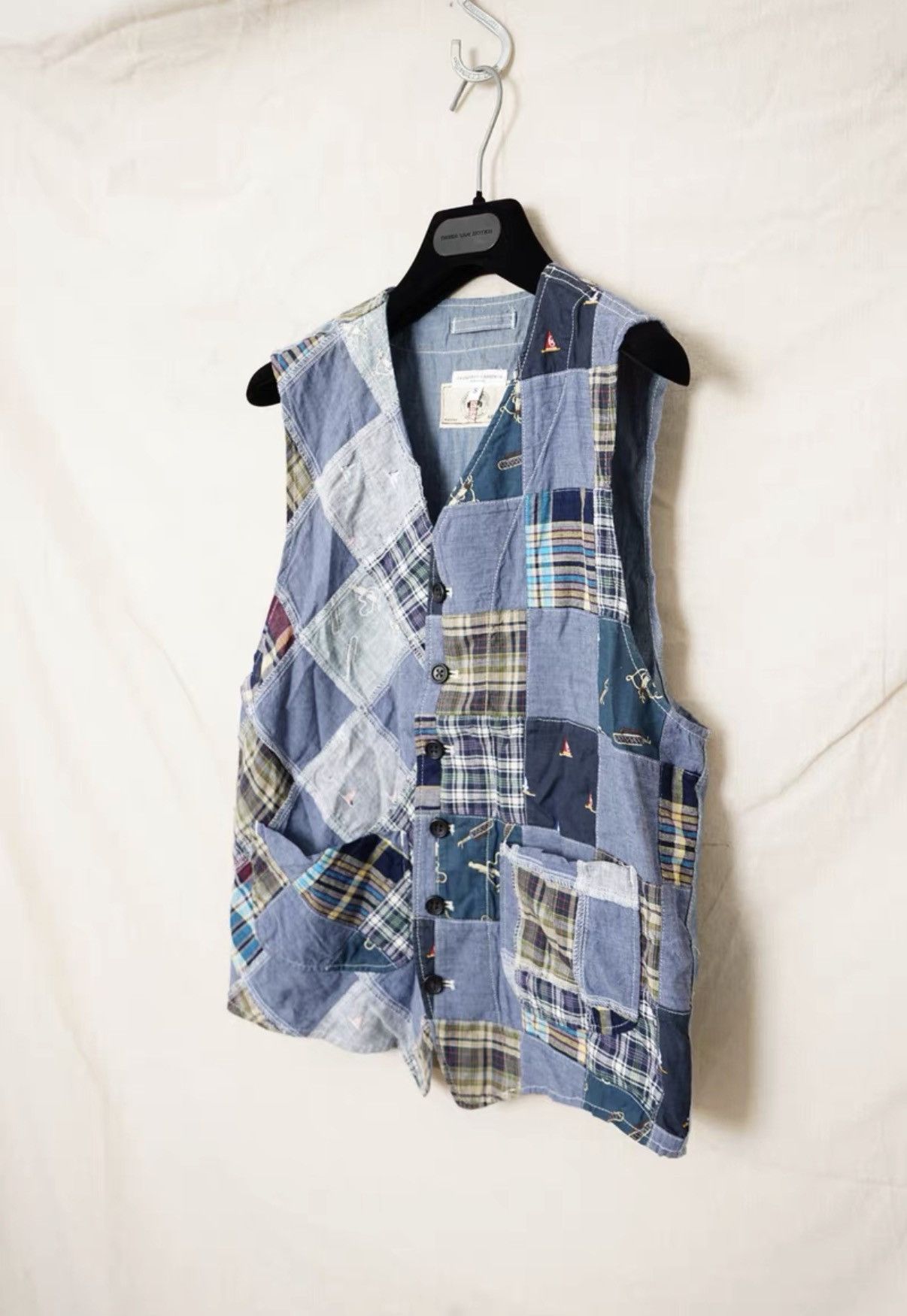 Engineered Garments Engineered Garments Panel Vest Size US S / EU 44-46 / 1 - 2 Thumbnail