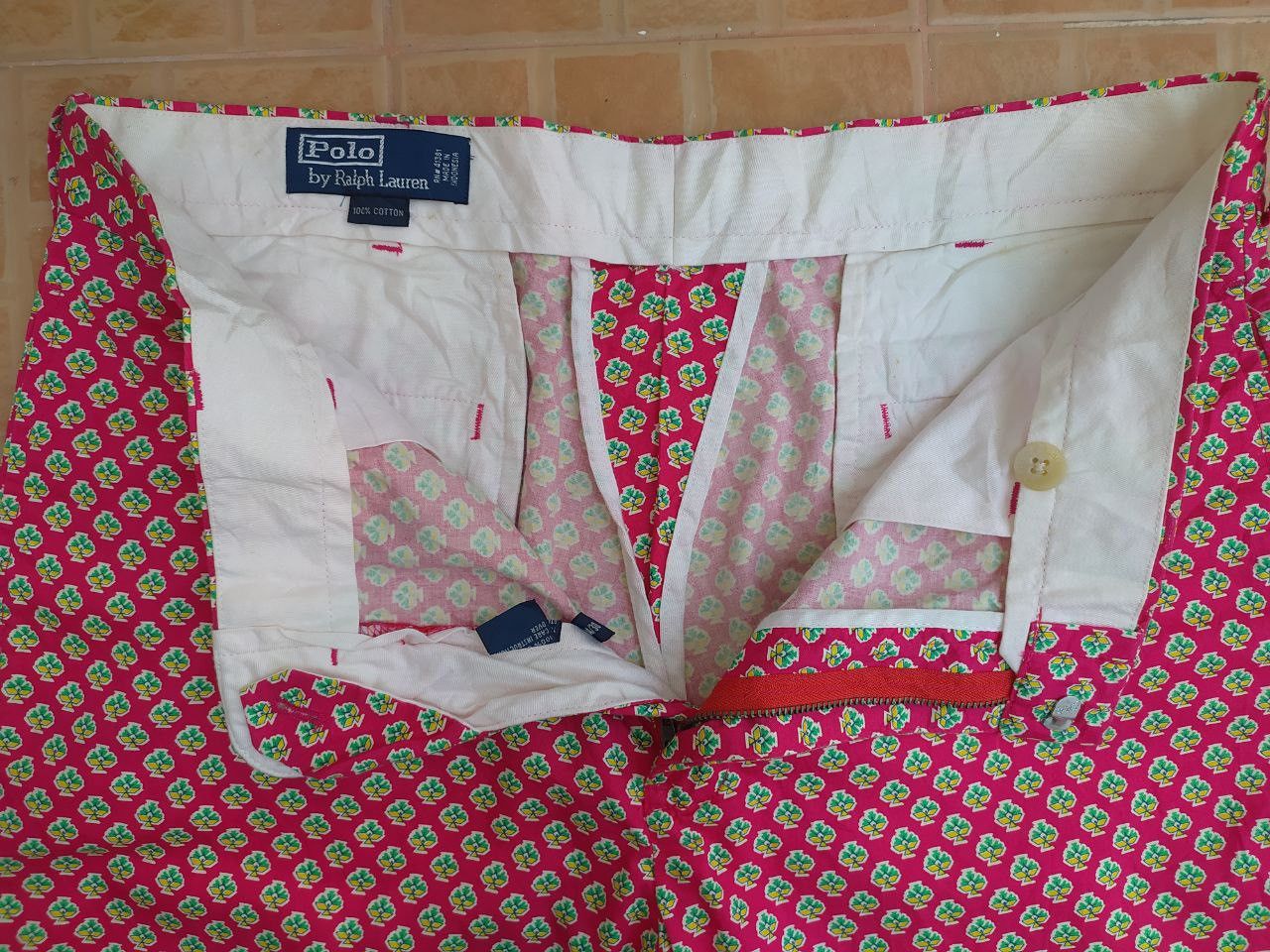 Polo Ralph Lauren RALPH LAUREN RED CHINO PANTS SIZE 34x30 Size US 34 / EU 50 - 3 Thumbnail