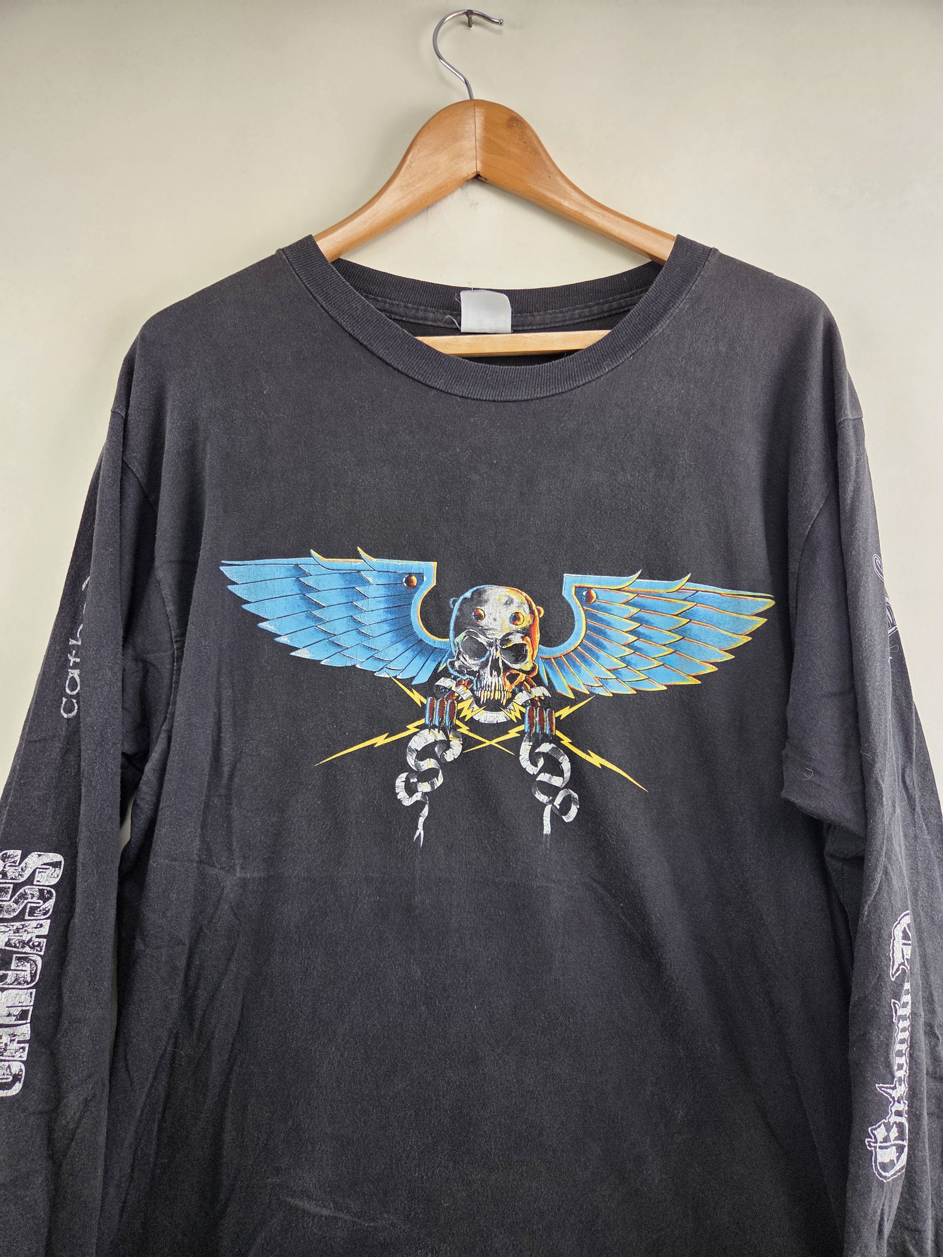 Band Tees × Vintage 1992 Earache Gods of grind Entombed Carcass Long-sleeved Size US XL / EU 56 / 4 - 3 Thumbnail