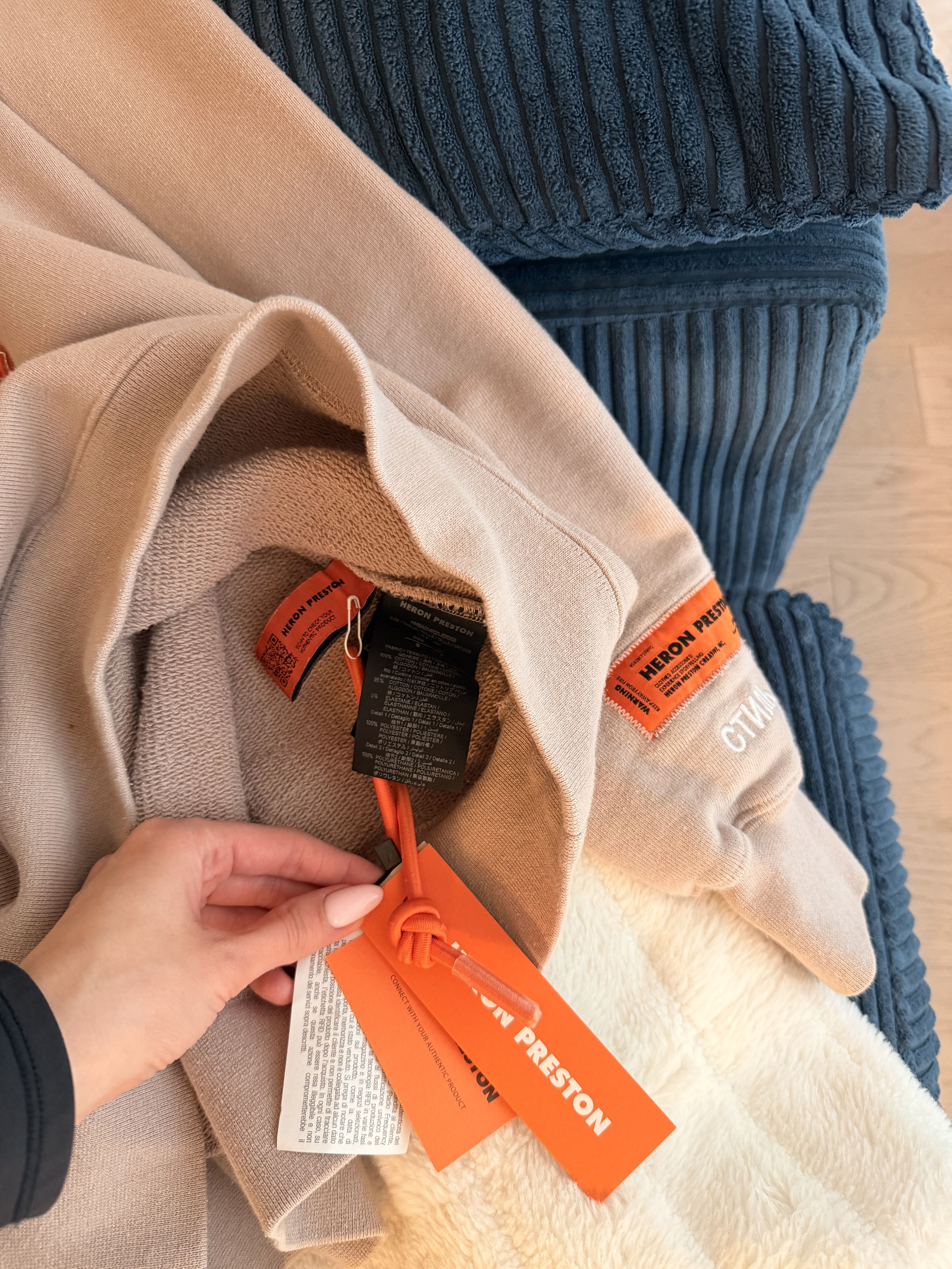 Heron Preston Heron Preston Taupe Heron A.F. Sweatshirt Size US S / EU 44-46 / 1 - 4 Thumbnail