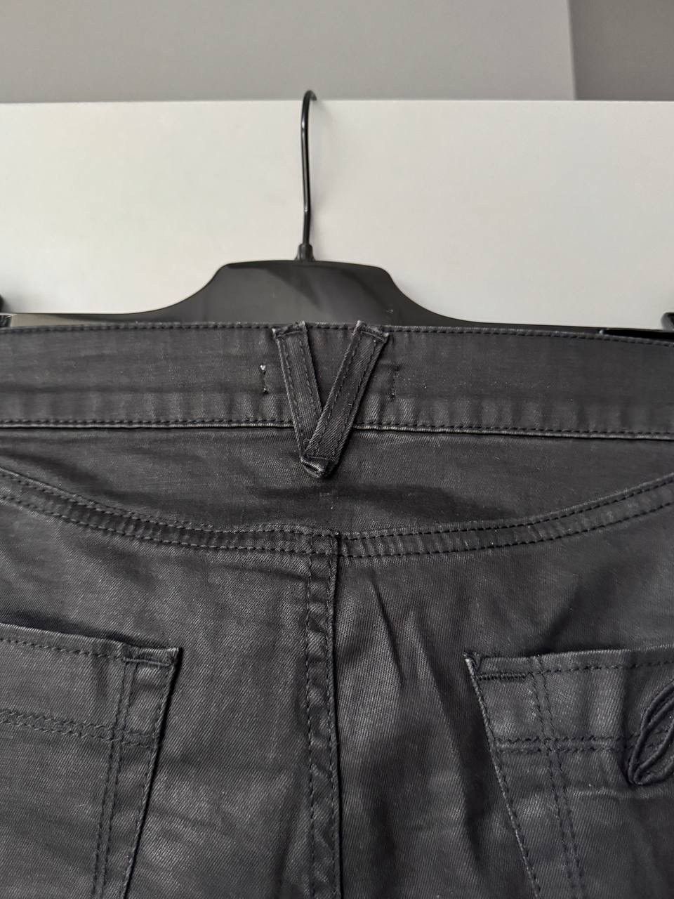 Versace × Vintage Vintage Y2k Versace Logo Medusa Denim Blue Jeans Wide leg Size 31" - 8 Thumbnail