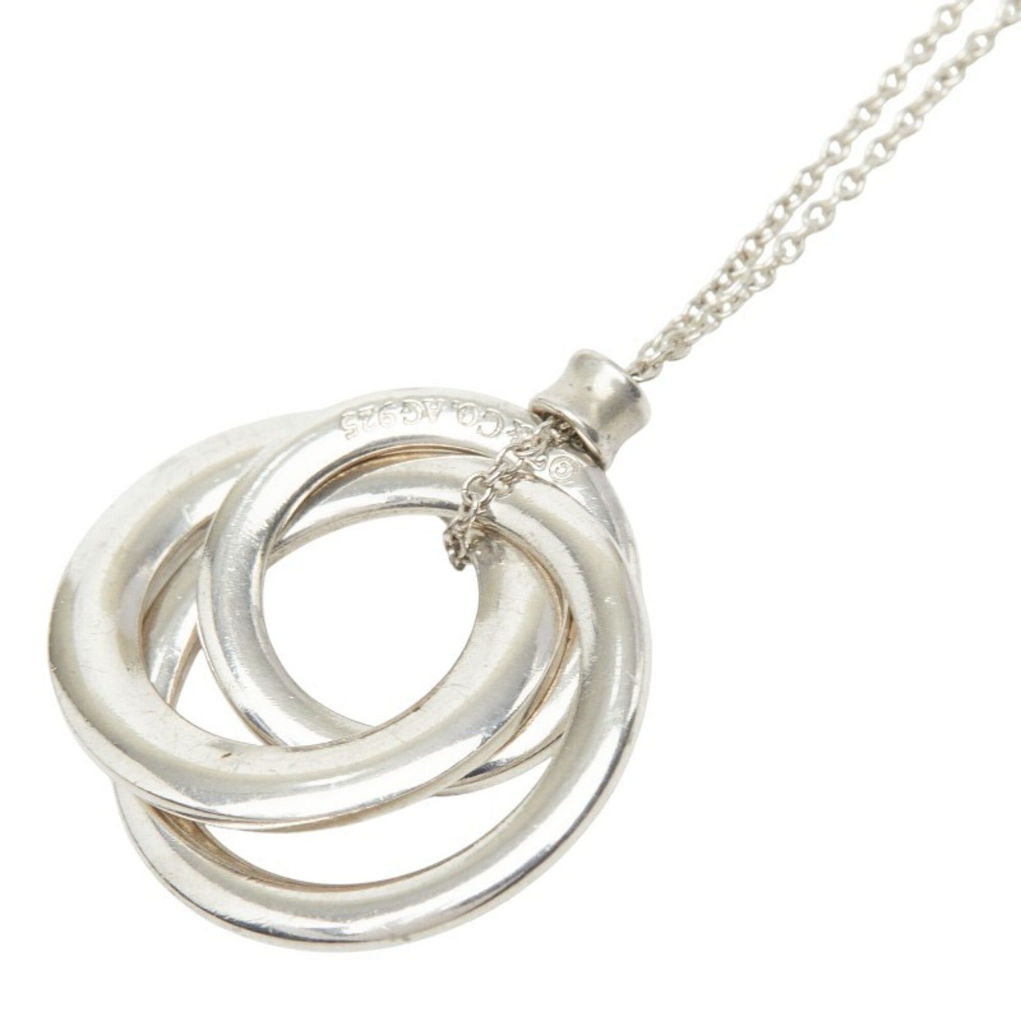 Tiffany & Co. Tiffany & Co. Interlocking Circle Small Necklace, SV925 Silver, Women's. Size ONE SIZE - 1 Thumbnail