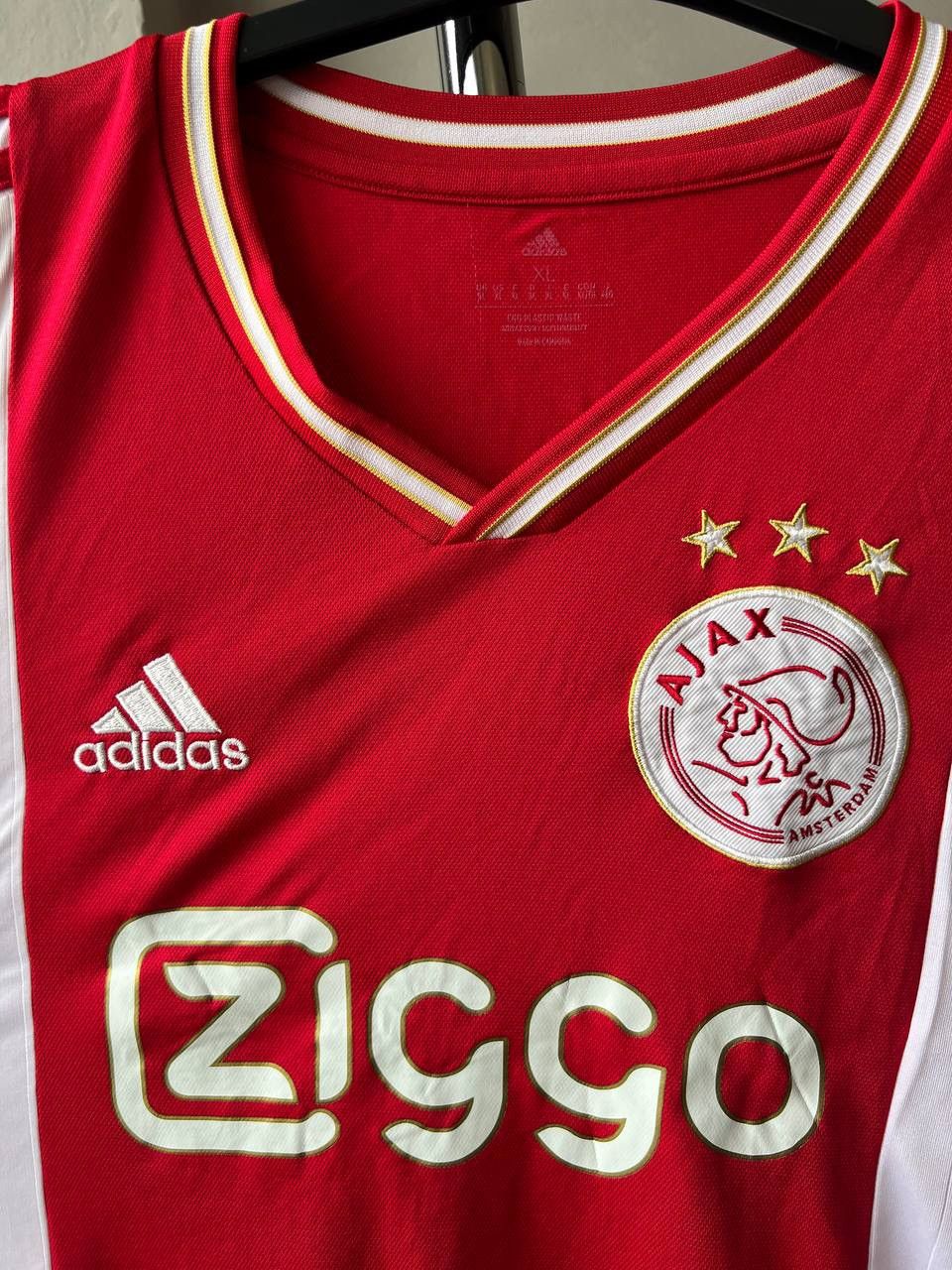 Adidas 2022/23 AJAX AMSTERDAM HOME SOCCER JERSEY FOOTBALL SHIRT XL Size US XL / EU 56 / 4 - 3 Thumbnail