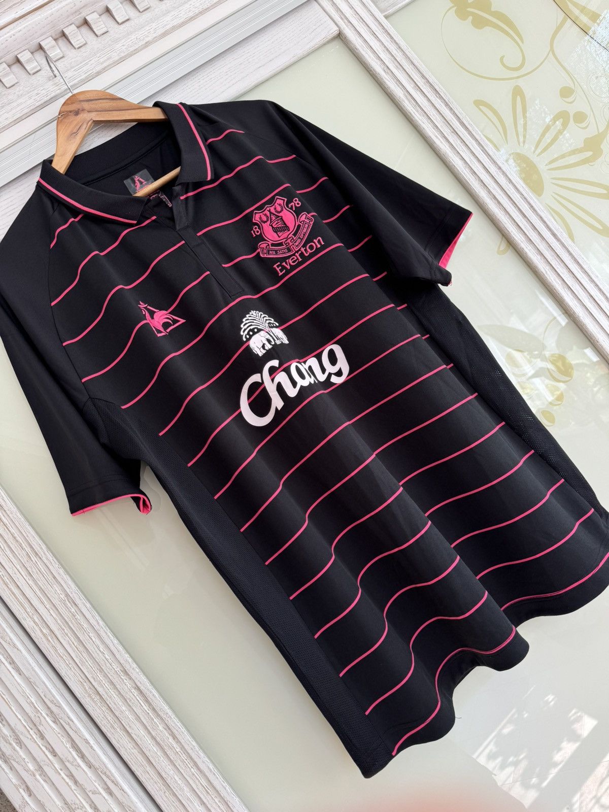 Le Coq Sportif × Vintage Everton 2009-2010 Away Soccer Jersey Football Kit Shirt Size US XL / EU 56 / 4 - 4 Thumbnail