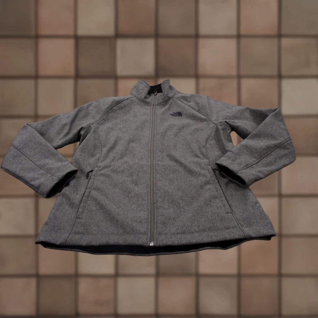 The North Face The North Face Jacket Womens XL Gray Softshell Lined Outdoors Hiking Windwall Coat Size XL / US 12-14 / IT 48-50 - 1 Thumbnail