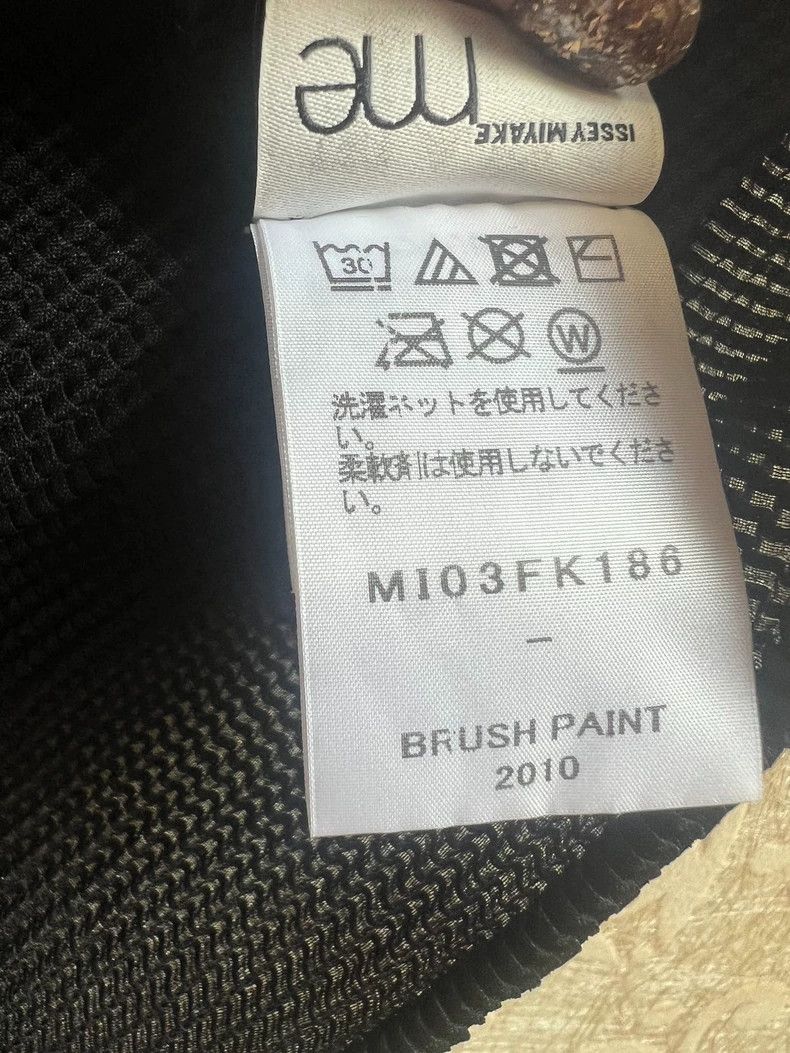 Issey Miyake Issey Miyake size:one size Black graffiti top with short s Size XS / US 0-2 / IT 36-38 - 4 Thumbnail