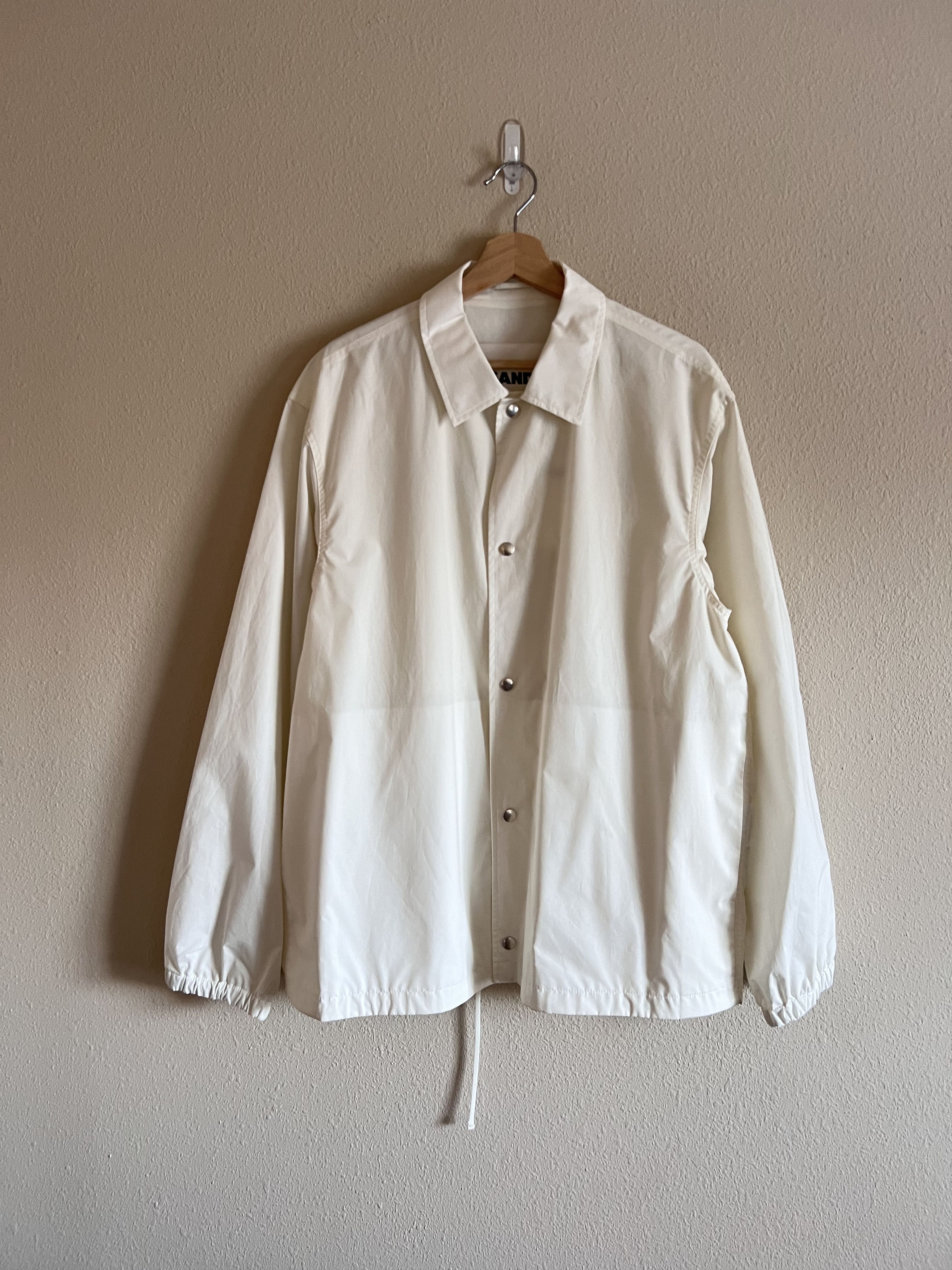 Jil Sander Jil Sander Poplin Shirt Jacket White Size US M / EU 48-50 / 2 - 5 Thumbnail