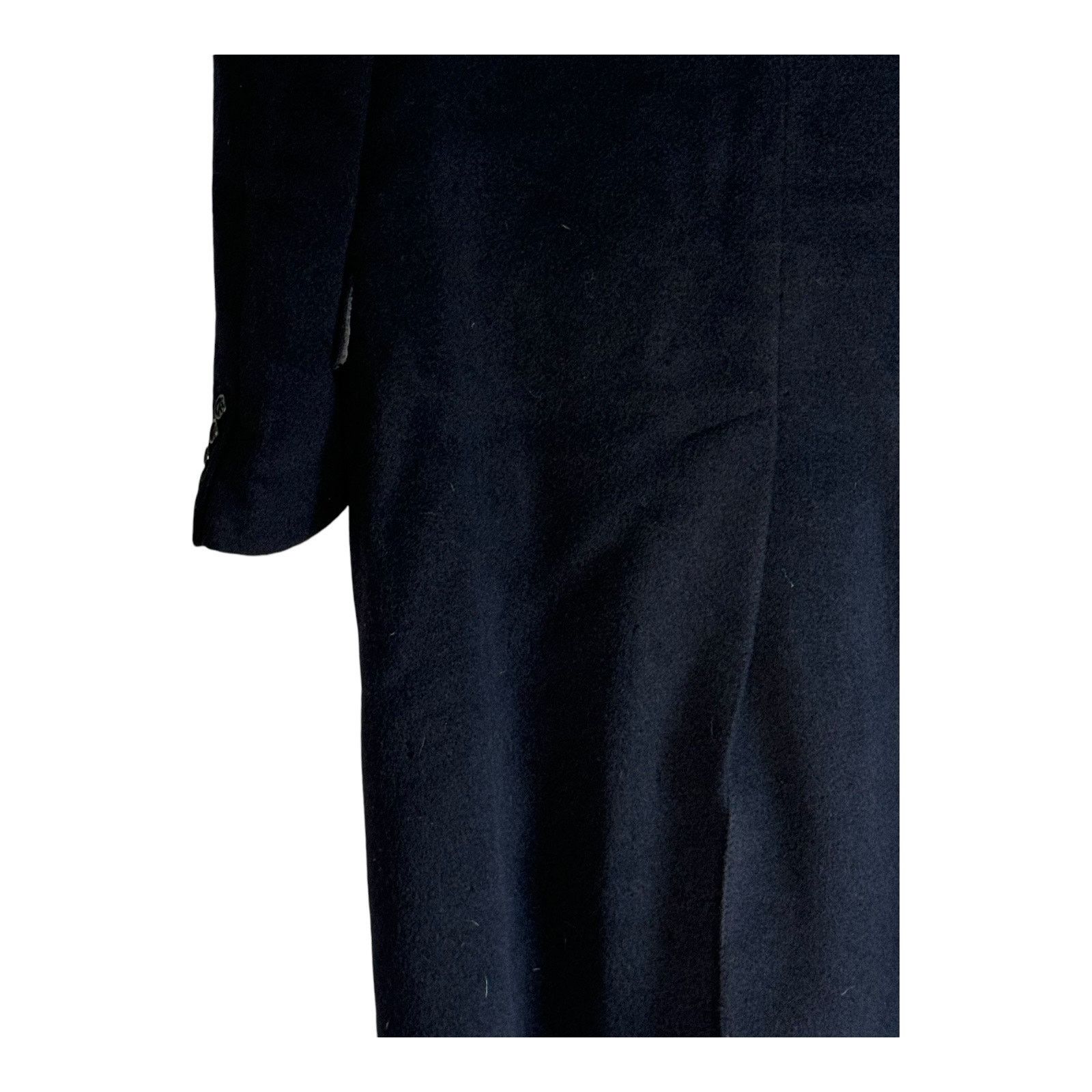 Lanvin LANVIN CLASSIQUE Pure Wool Overcoat 48R Italy Black Coat Size US M / EU 48-50 / 2 - 15 Thumbnail
