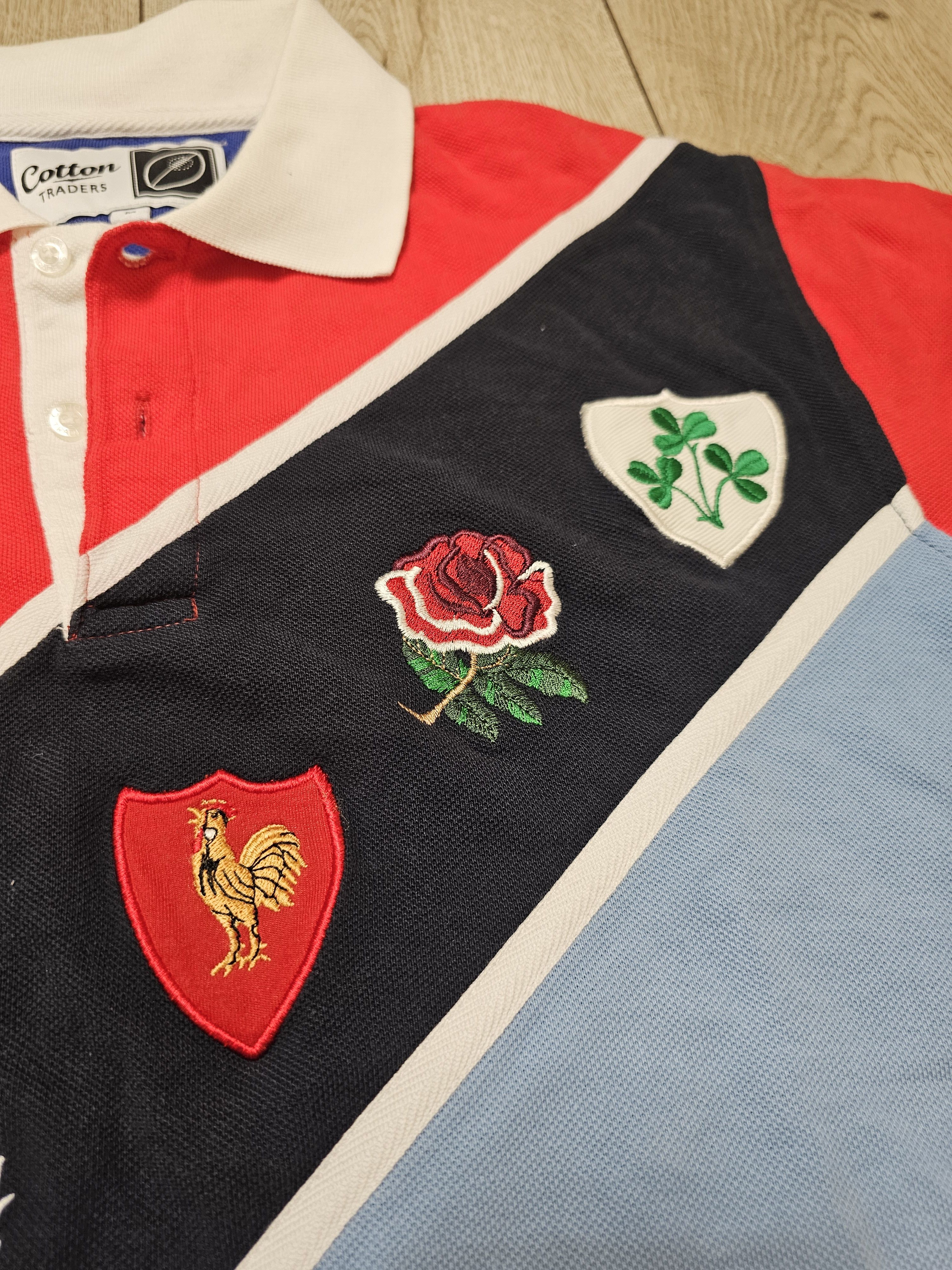 Vintage VINTAGE SIX NATIONS RUGBY SHIRT POLO JERSEY RUGBY POLO SHIRT Size US M / EU 48-50 / 2 - 4 Thumbnail