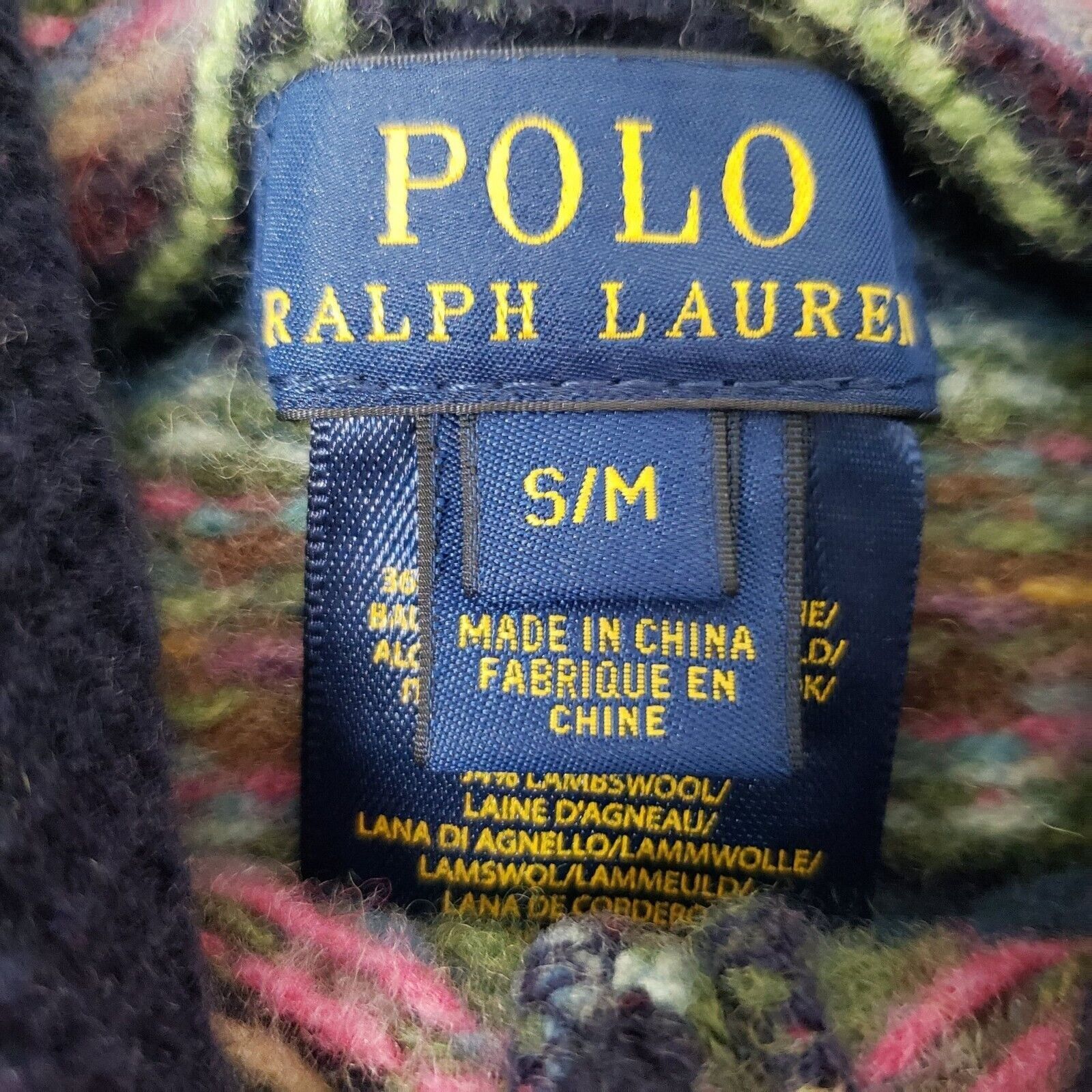 Polo Ralph Lauren Polo Ralph Lauren Fair Isle Hooded Poncho Womens Size S/M Size M / US 6-8 / IT 42-44 - 7 Thumbnail