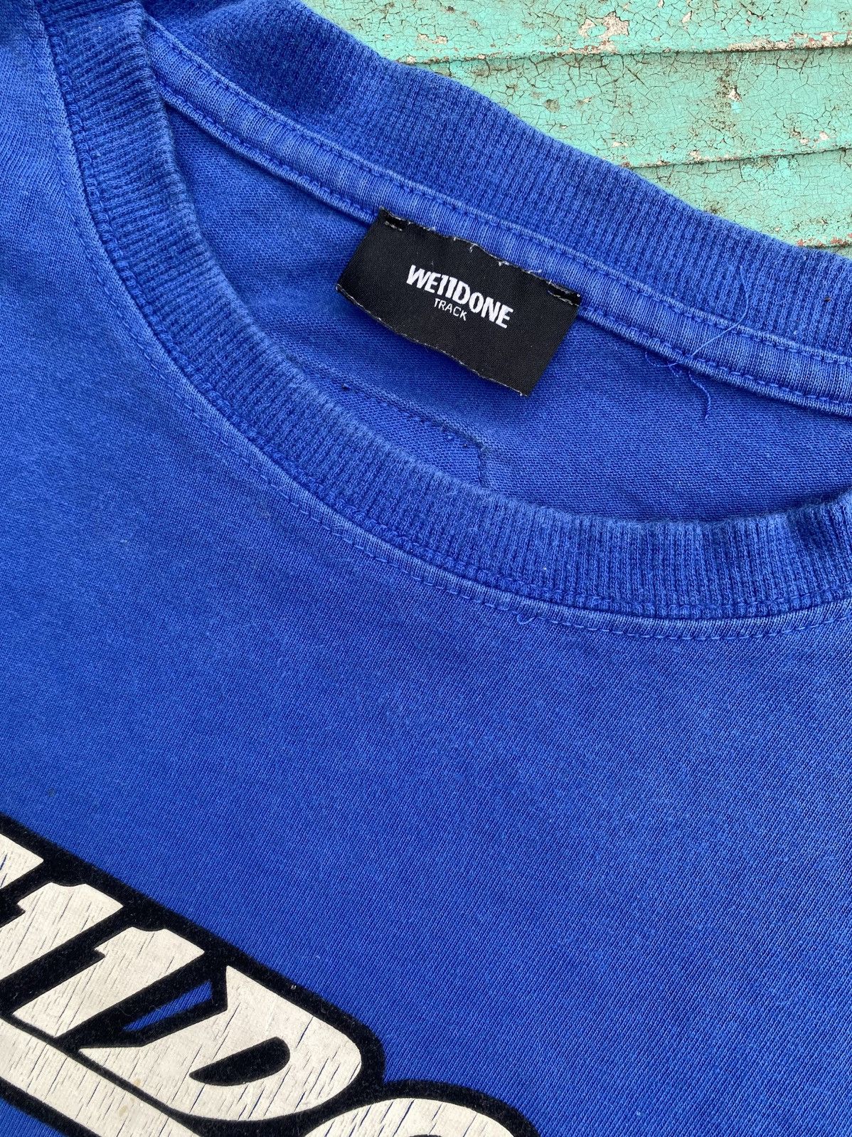 WE11DONE The we11done blue logo Size US XL / EU 56 / 4 - 3 Thumbnail